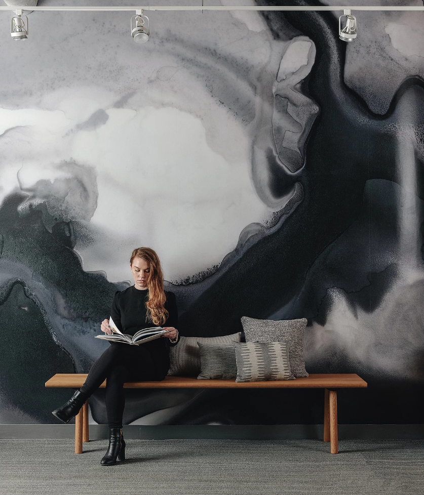 Gunmetal Made to Measure Mural