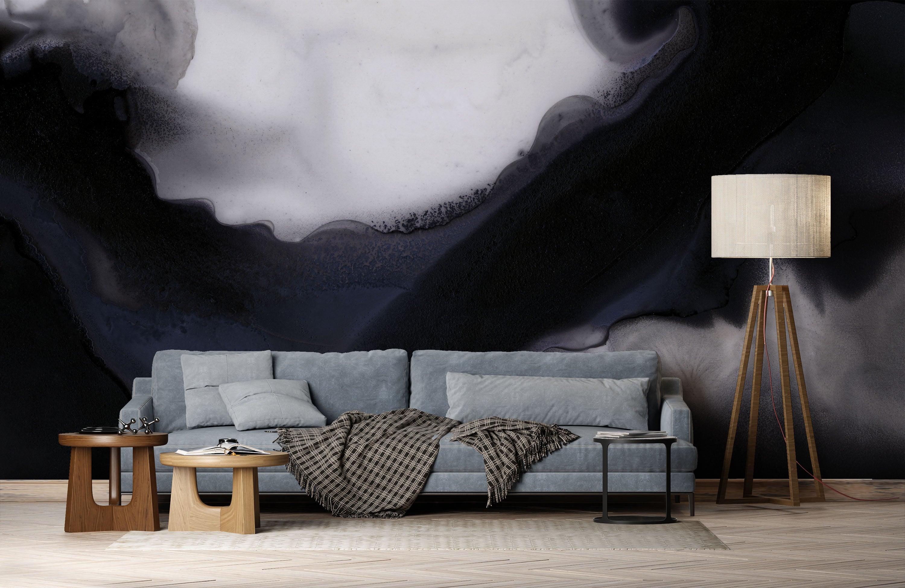 Image of Gunmetal Made to Measure Mural