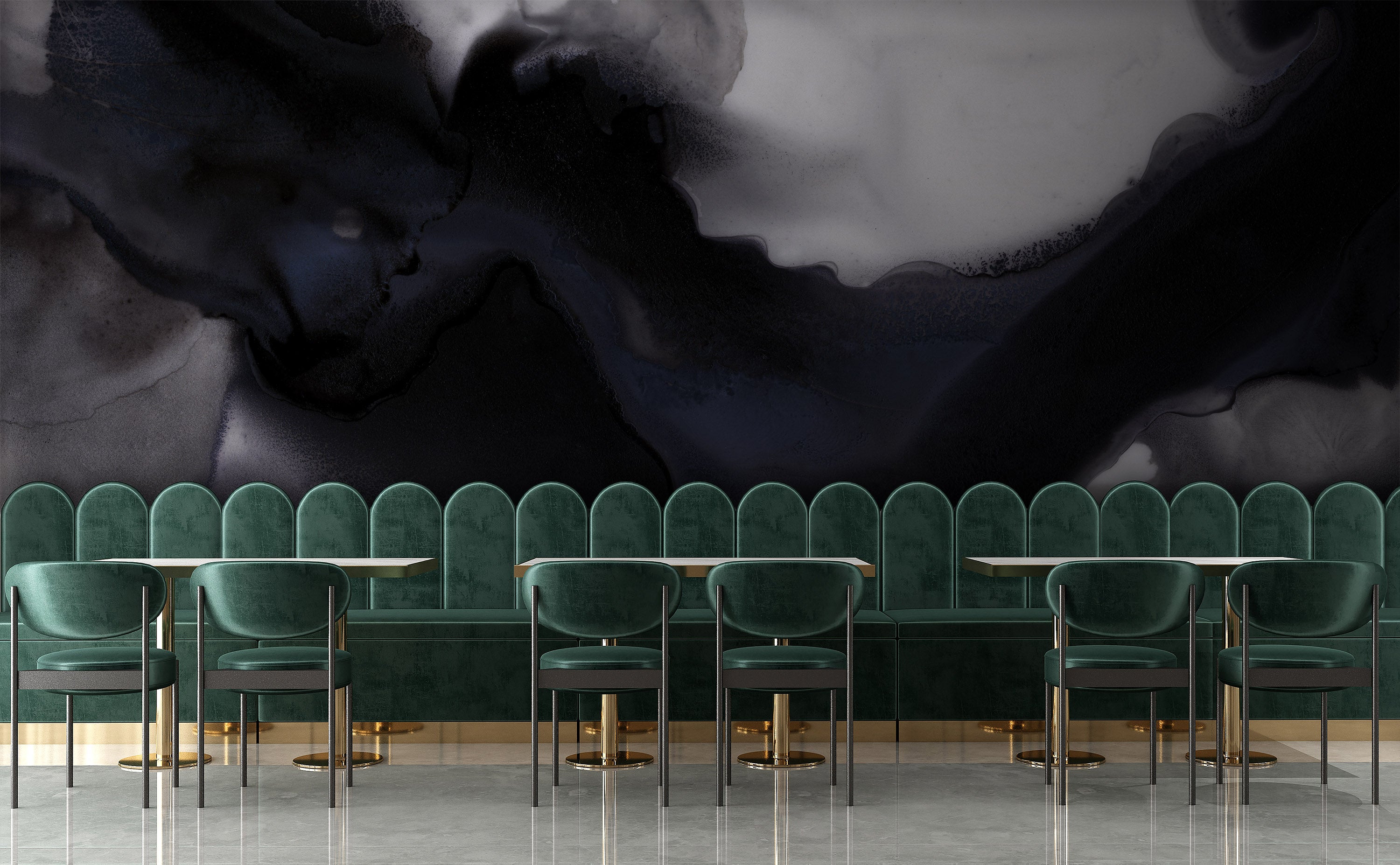 Image of Gunmetal Made to Measure Mural