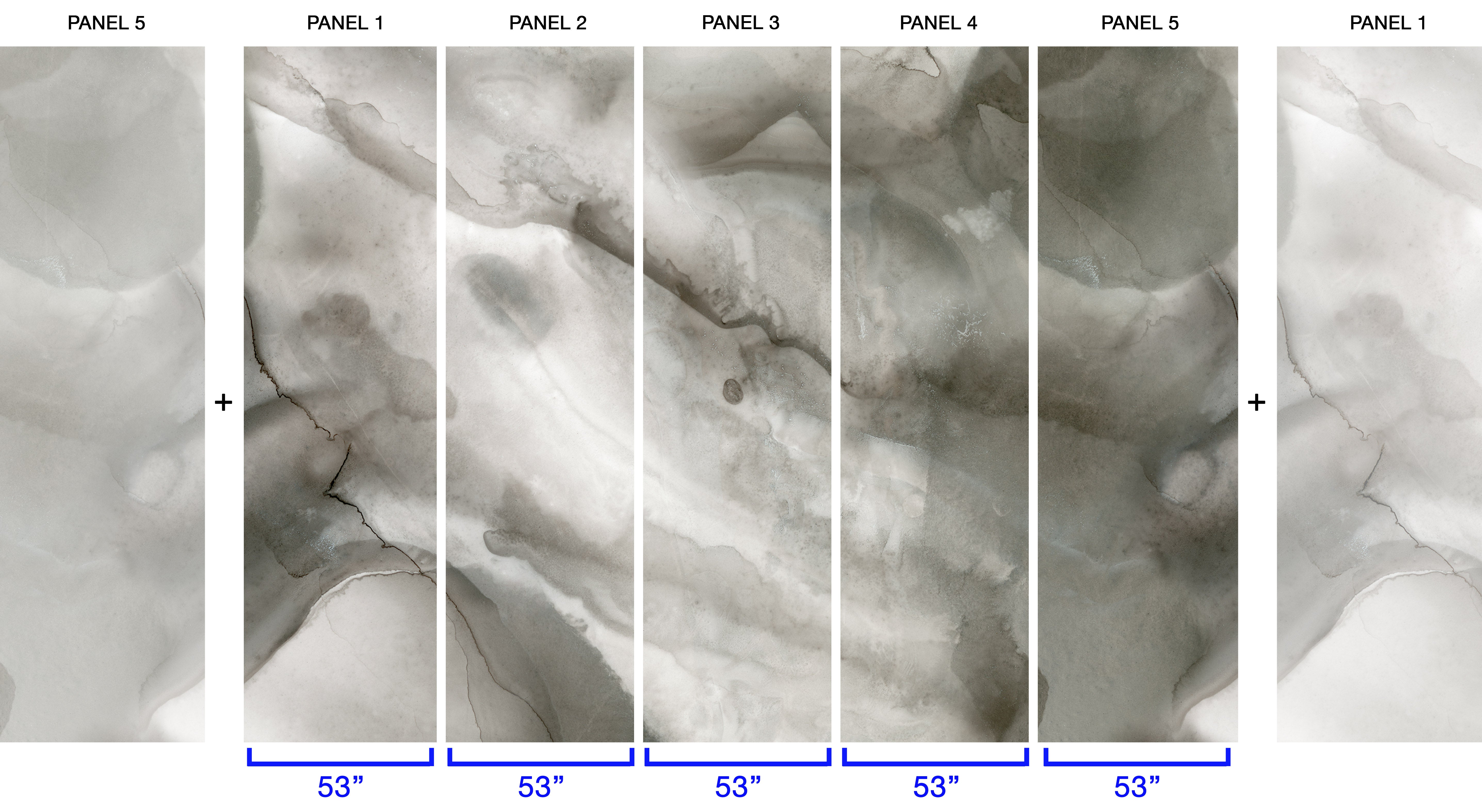 Image of Gypsum - Quick Ship Wallpaper Mural