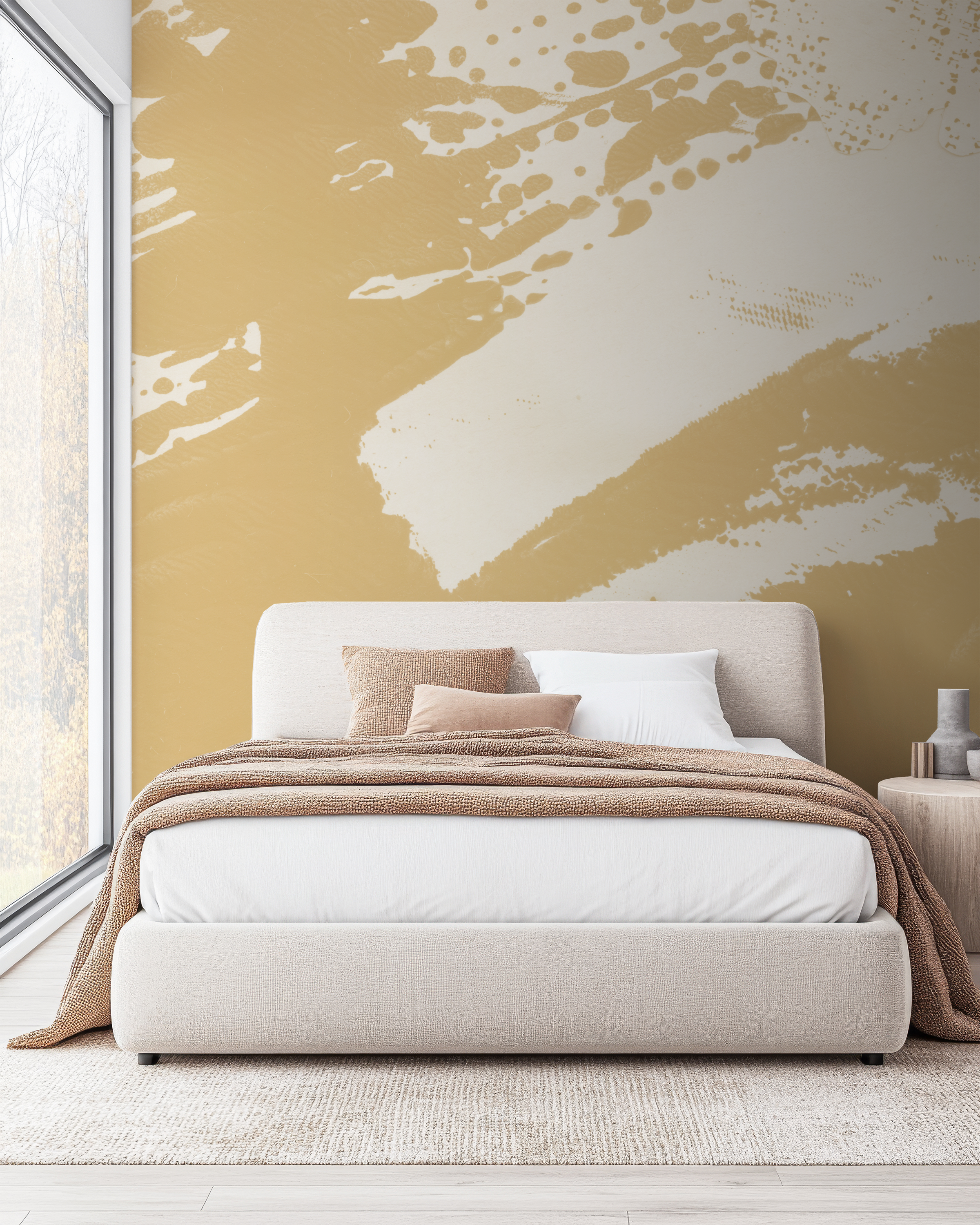 Image of Half Dome in Harvest - Wallpaper Mural - Quick Ship