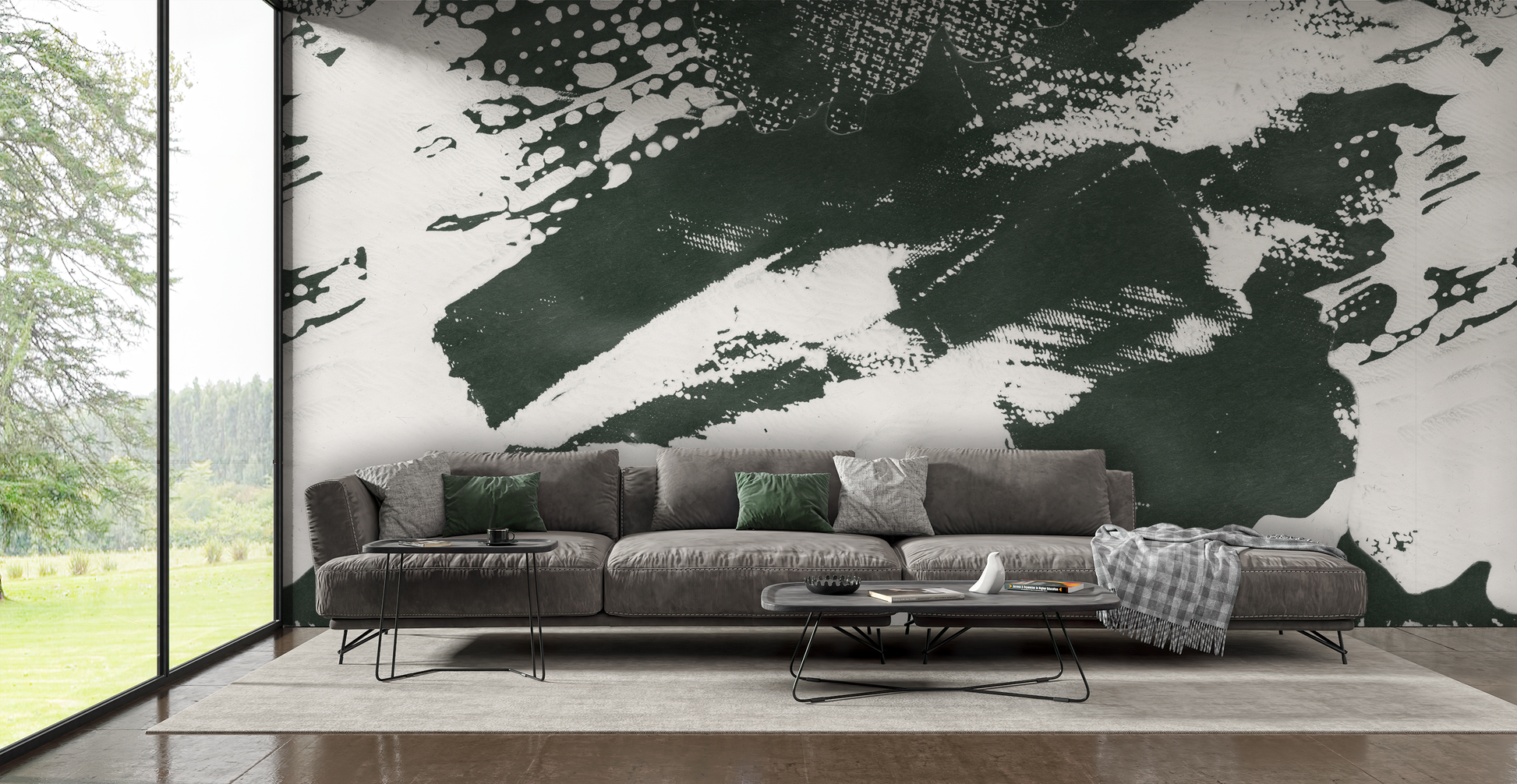 Half Dome in Hemlock - Wallpaper Mural - Quick Ship