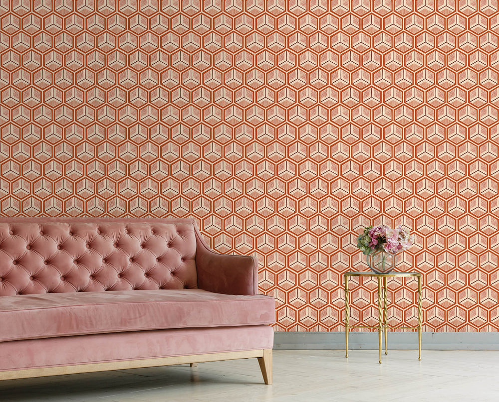 Honeycomb in Flamme
