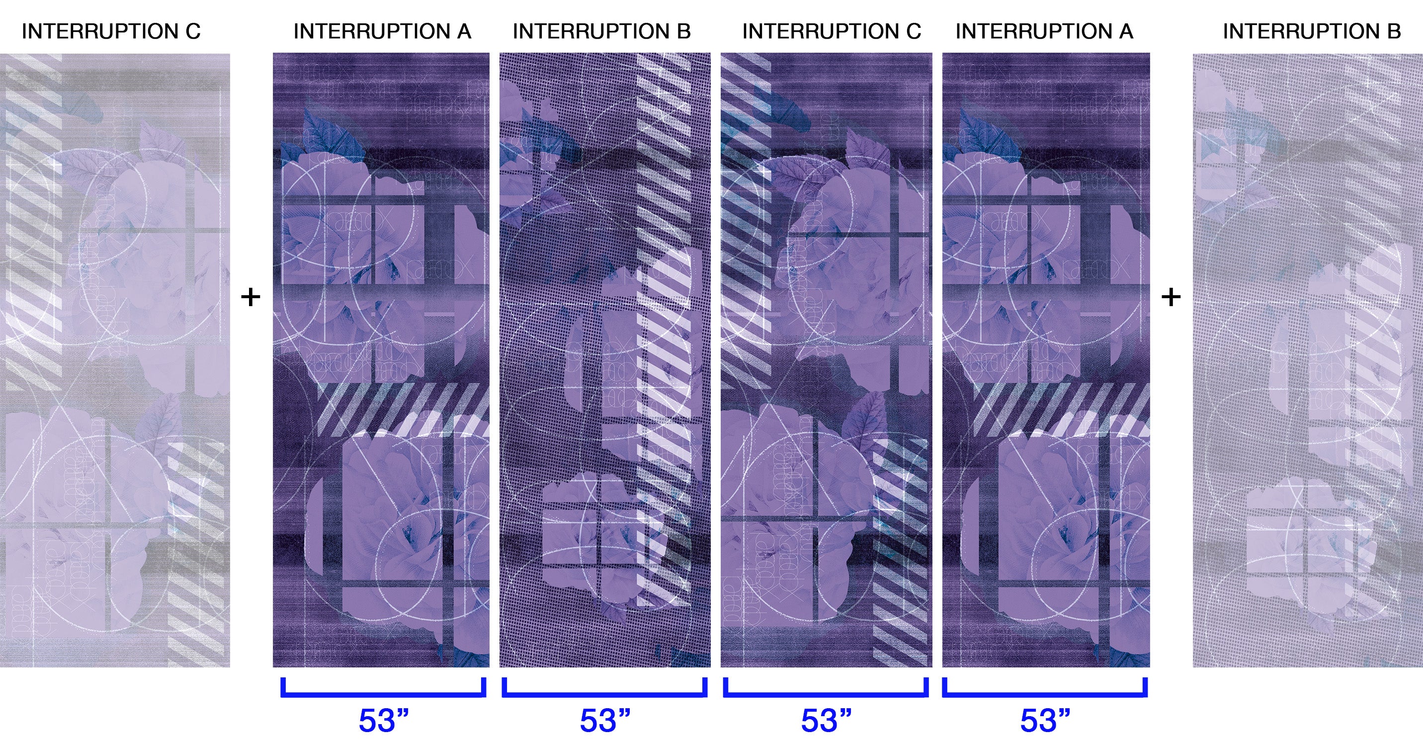 Image of Interruption - Mix and Match Wallpaper - Quick Ship