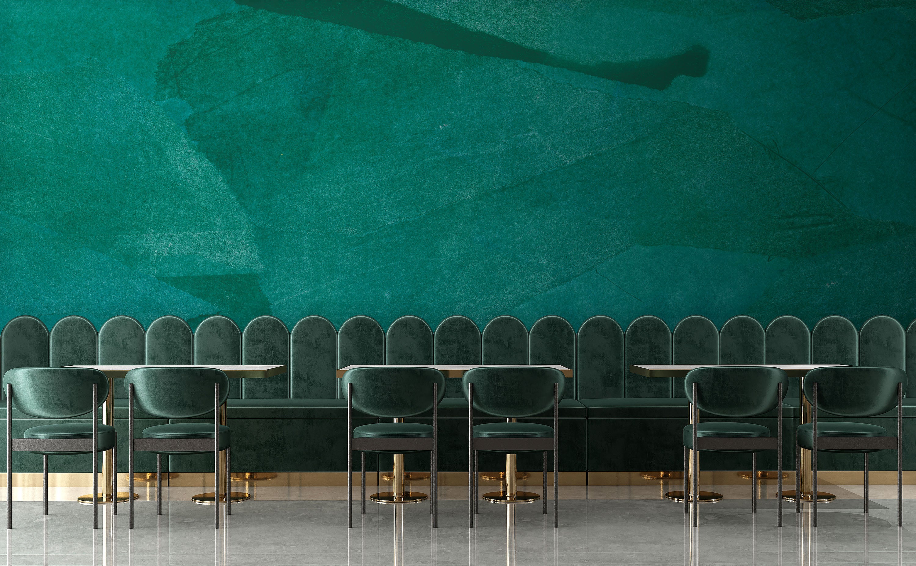 Image of Inveterate in Jade - Quick Ship Mural