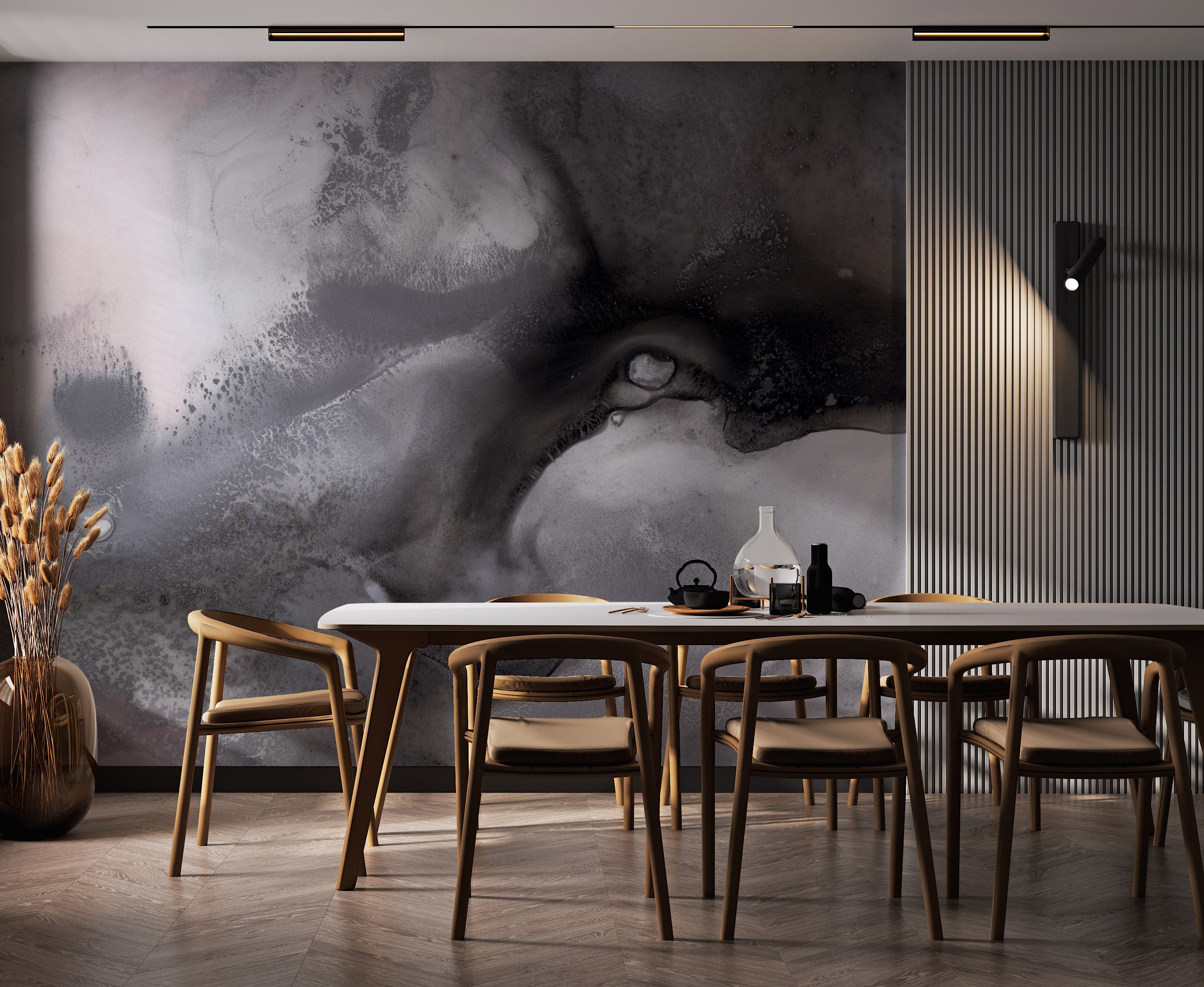 Image of Iron Alloy - Quick Ship Wallpaper Mural