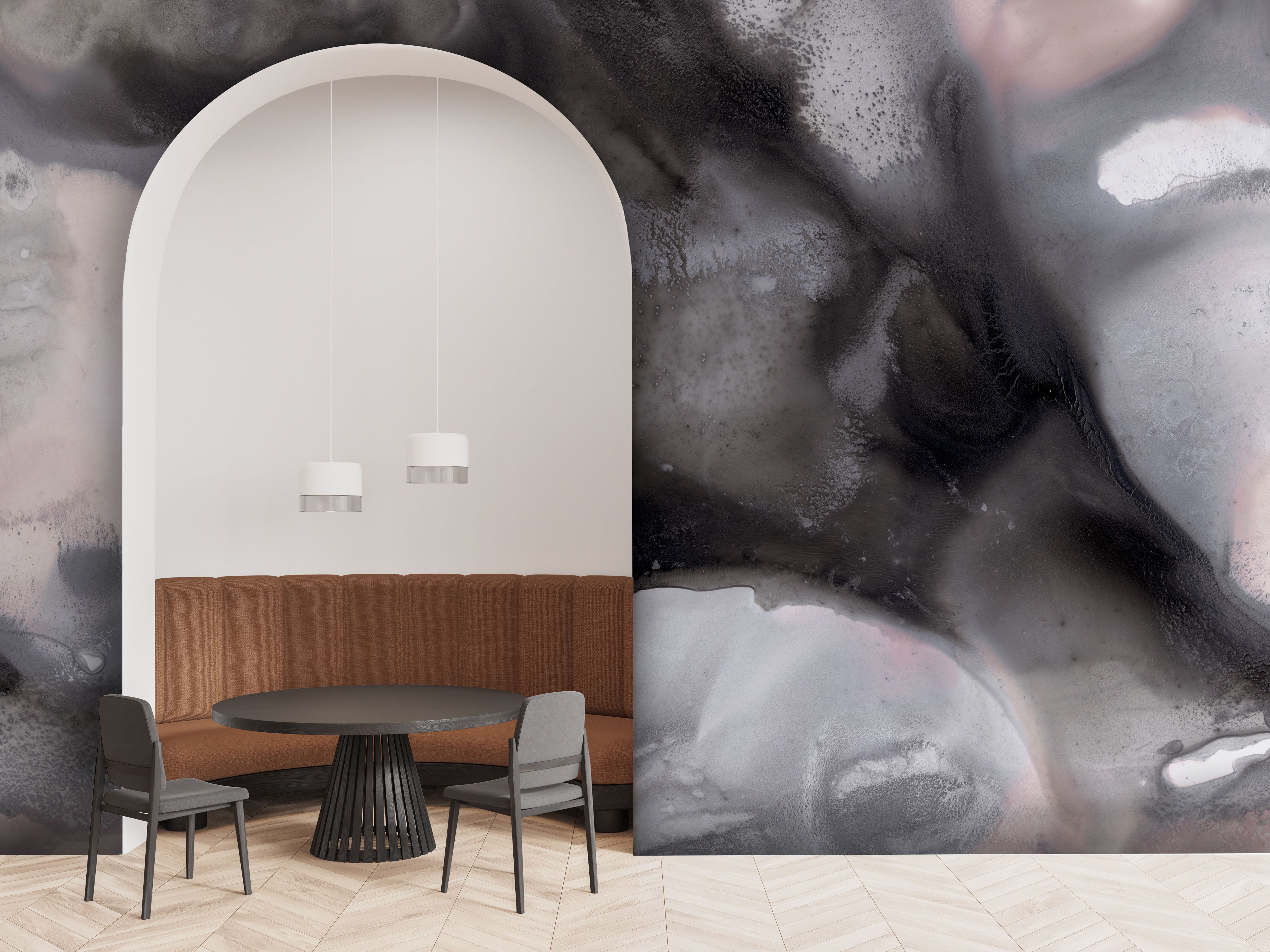 Image of Iron Alloy - Quick Ship Wallpaper Mural