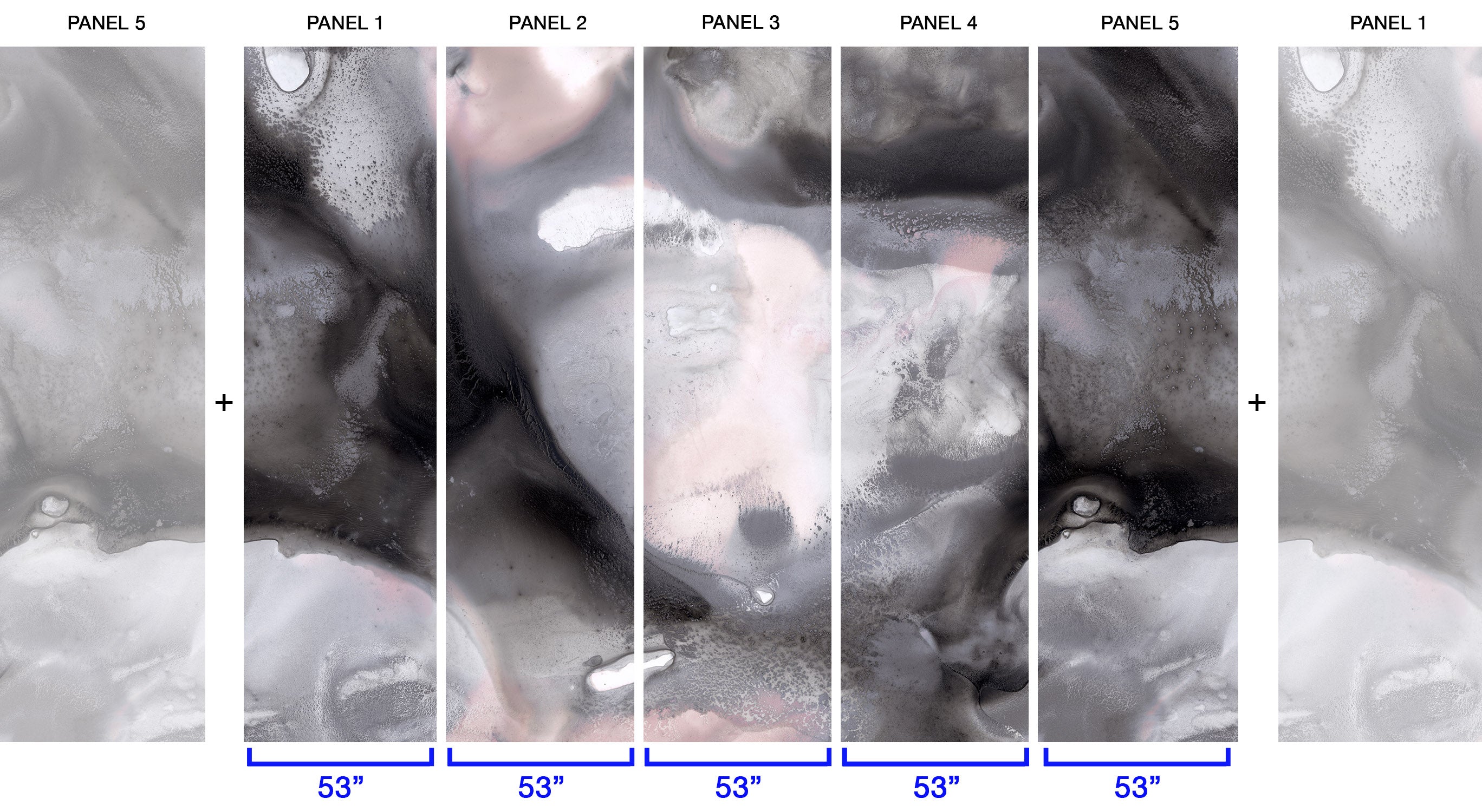 Image of Iron Alloy - Quick Ship Wallpaper Mural