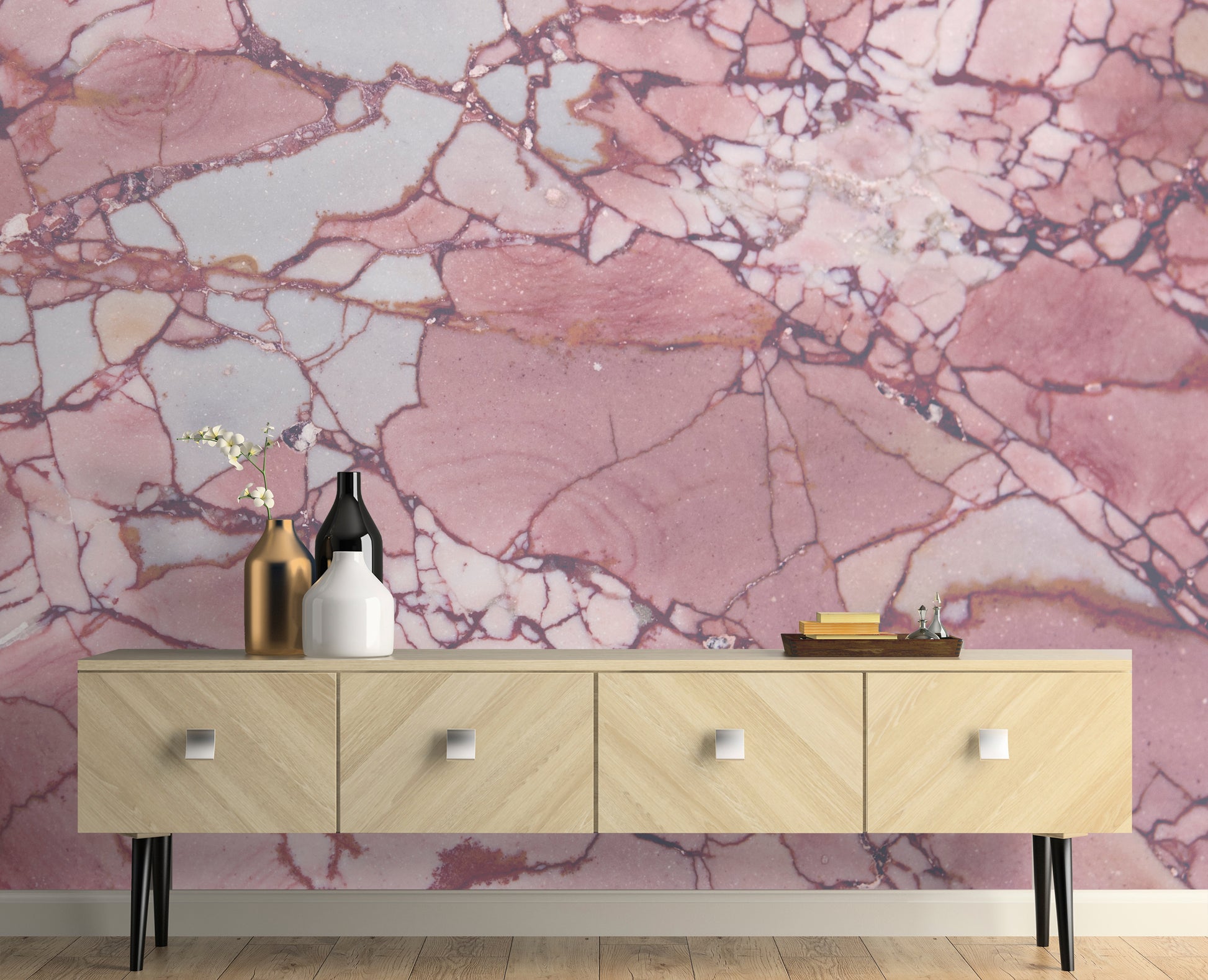 Jasper in Blush Made to Measure Mural