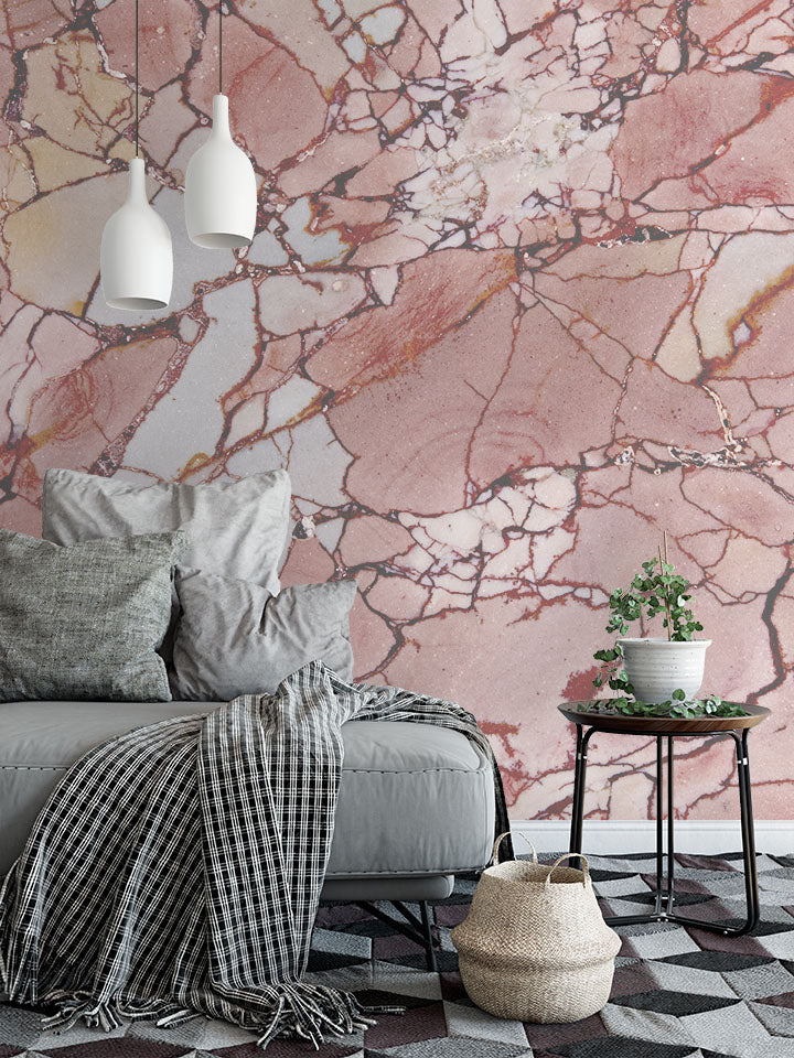 Jasper in Blush Made to Measure Mural