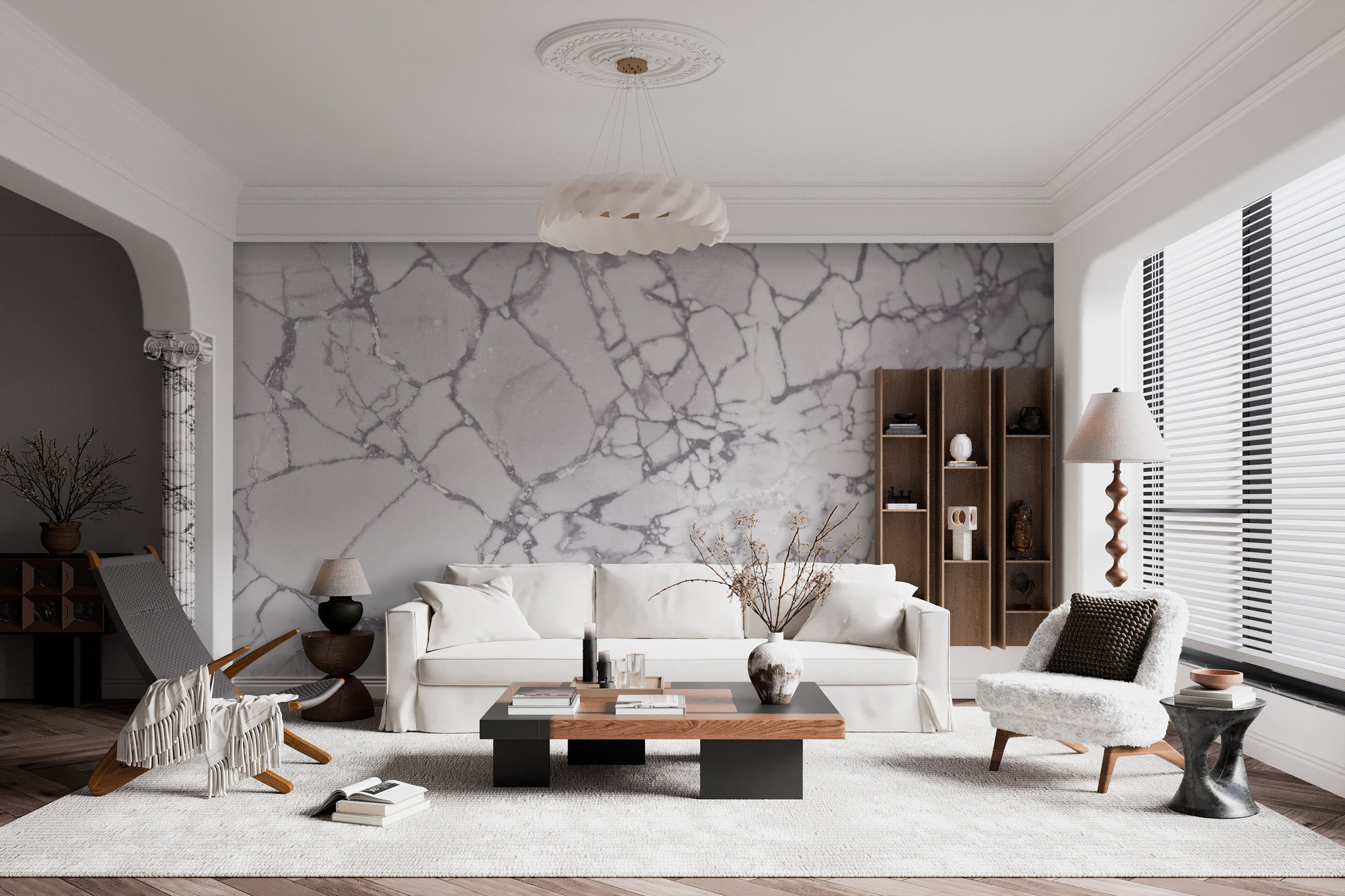 Image of Jasper in Frost Made to Measure Mural