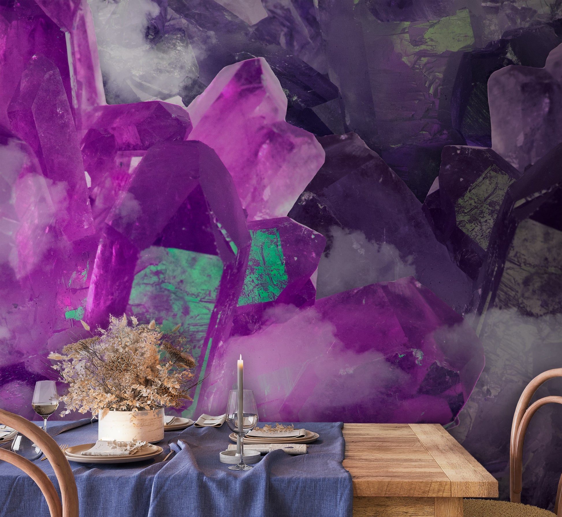 Jeweled Oblivion Made to Measure Mural
