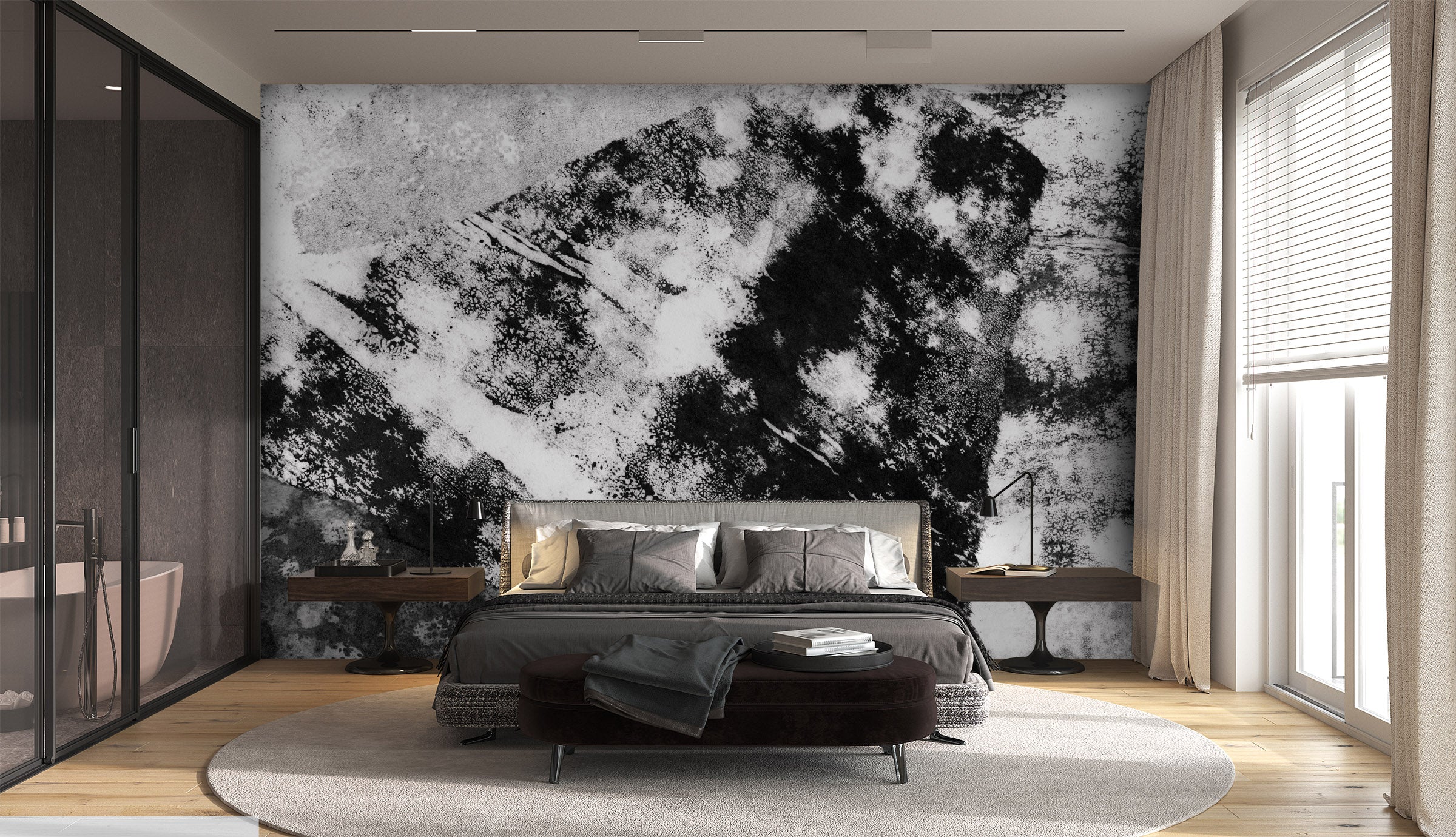 Image of LAX in Night Made to Measure Mural