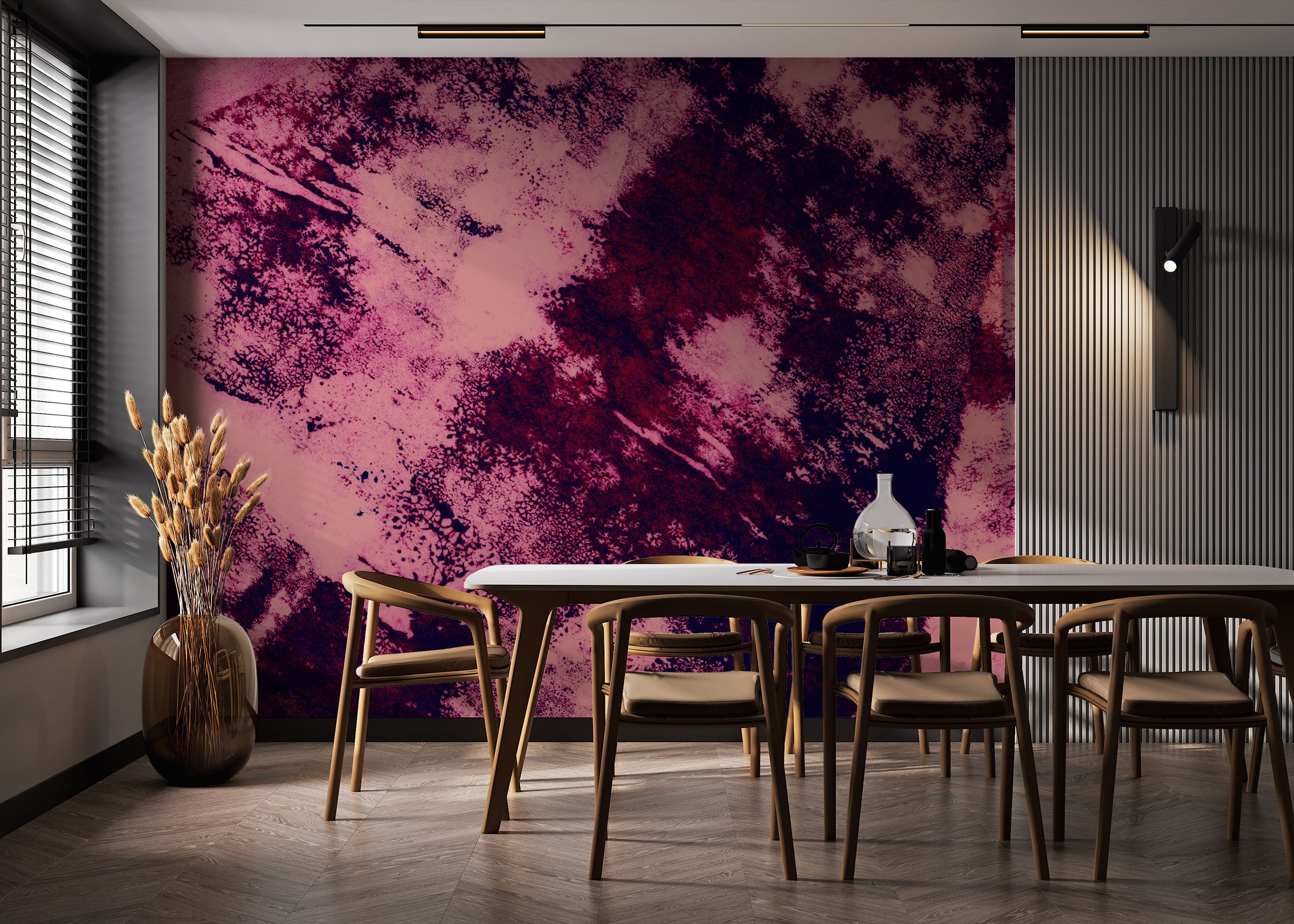 Image of LAX in Sangria Made to Measure Mural