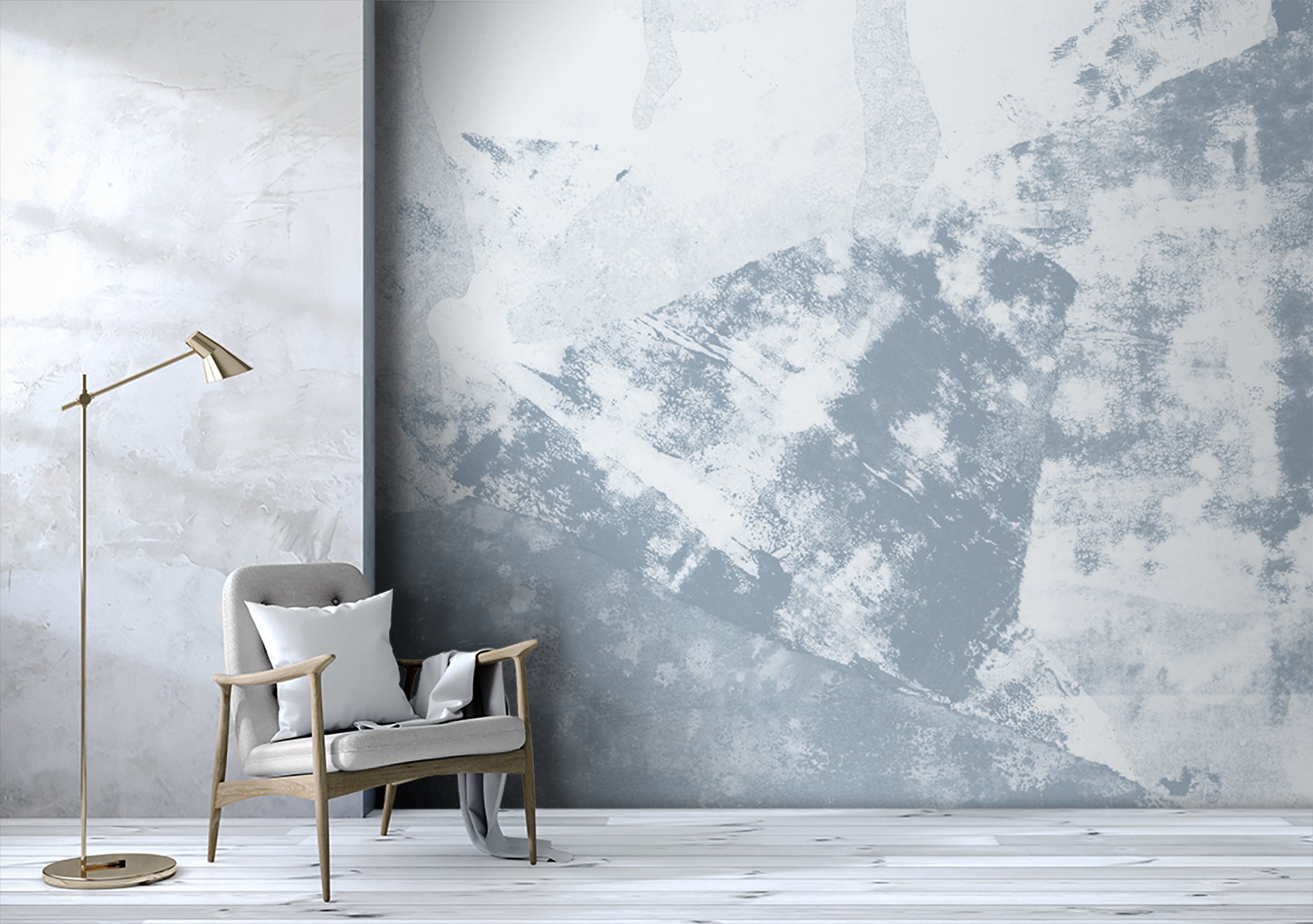 Image of LAX in Slate Made to Measure Mural