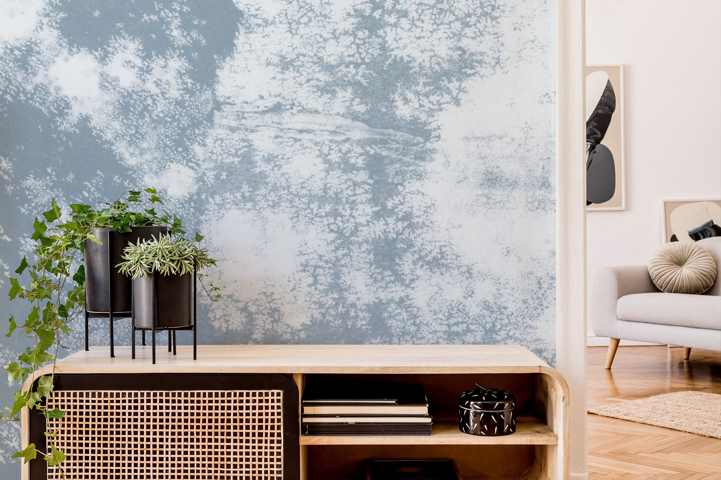 Image of LAX in Slate Made to Measure Mural