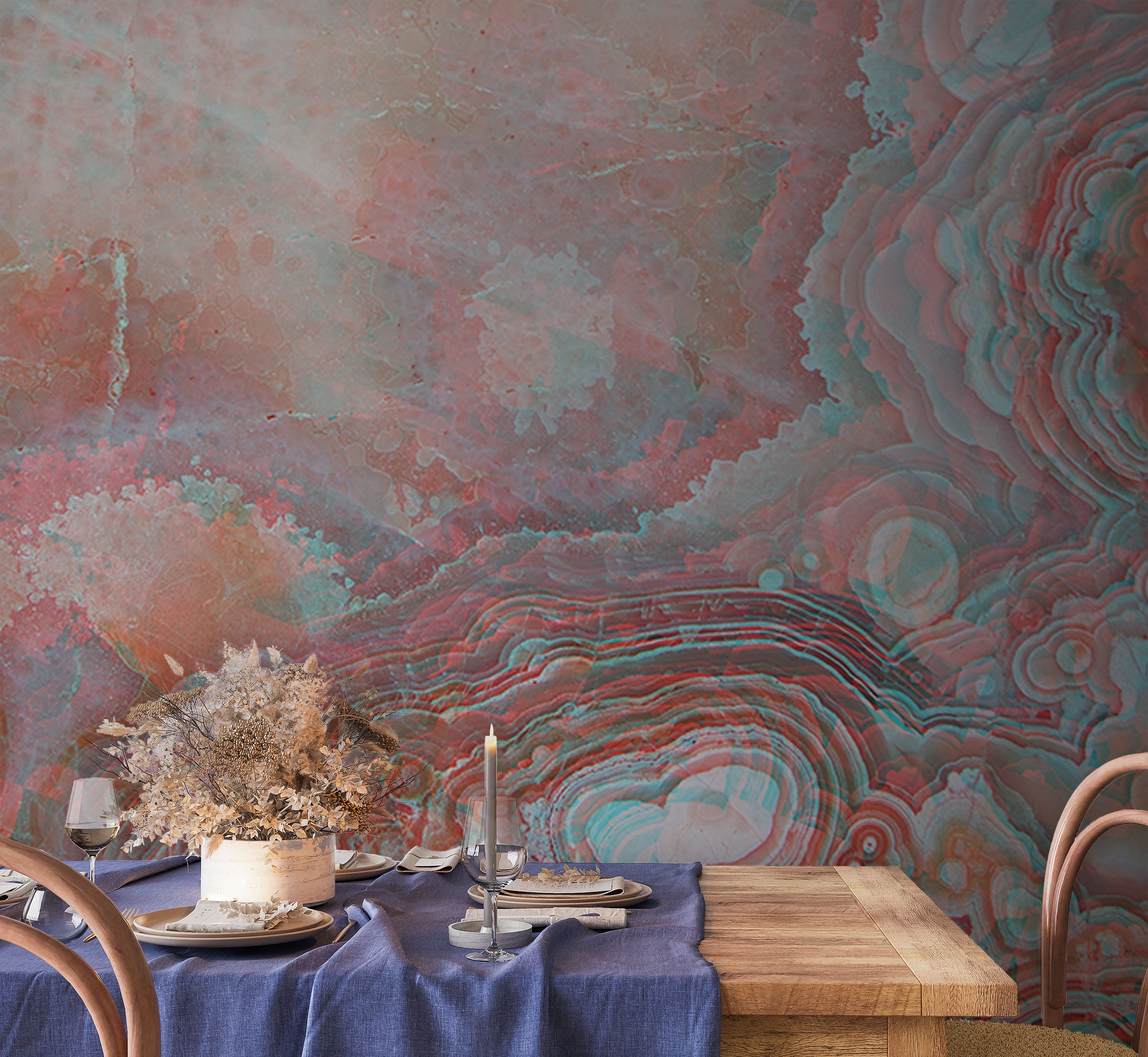 Image of Lace Agate Fragment Made to Measure Mural