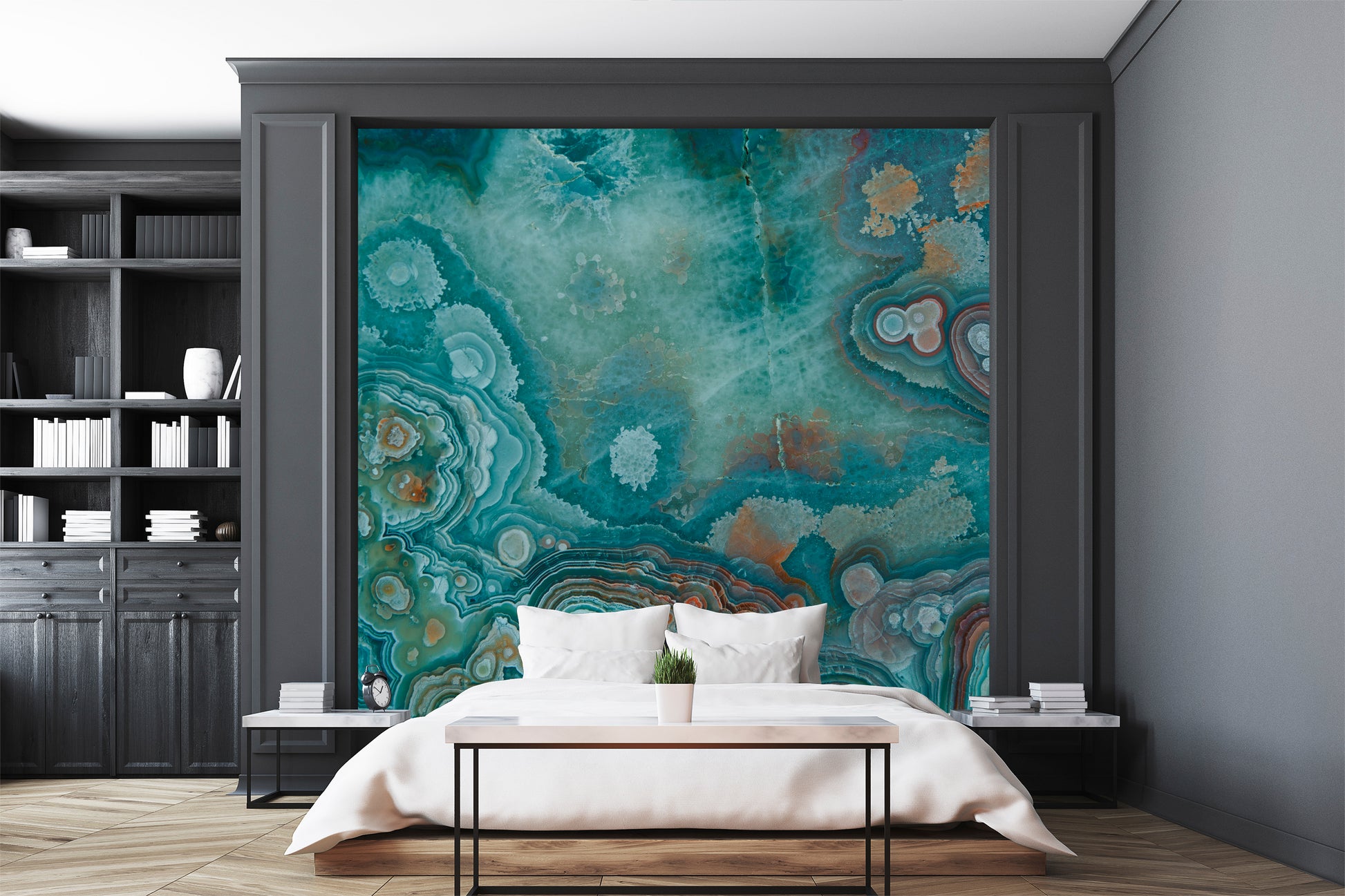 Lace Agate in Patina Made to Measure Mural