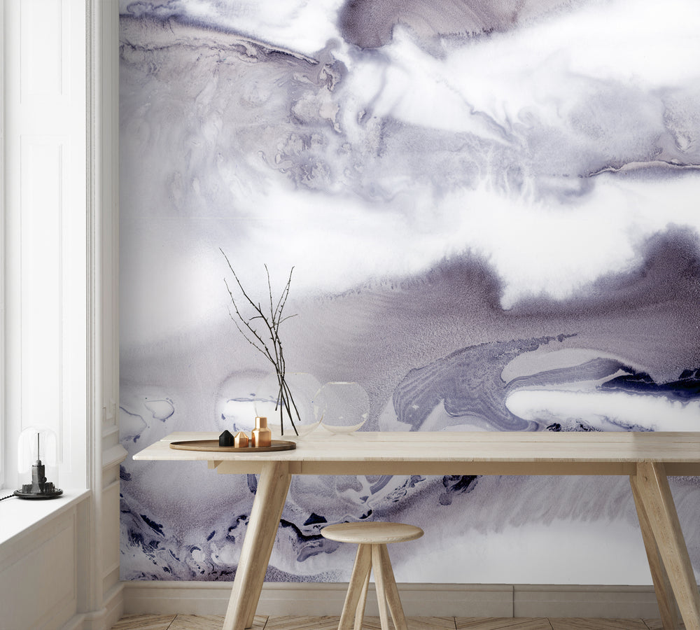 Lavender Smoke Made to Measure Mural