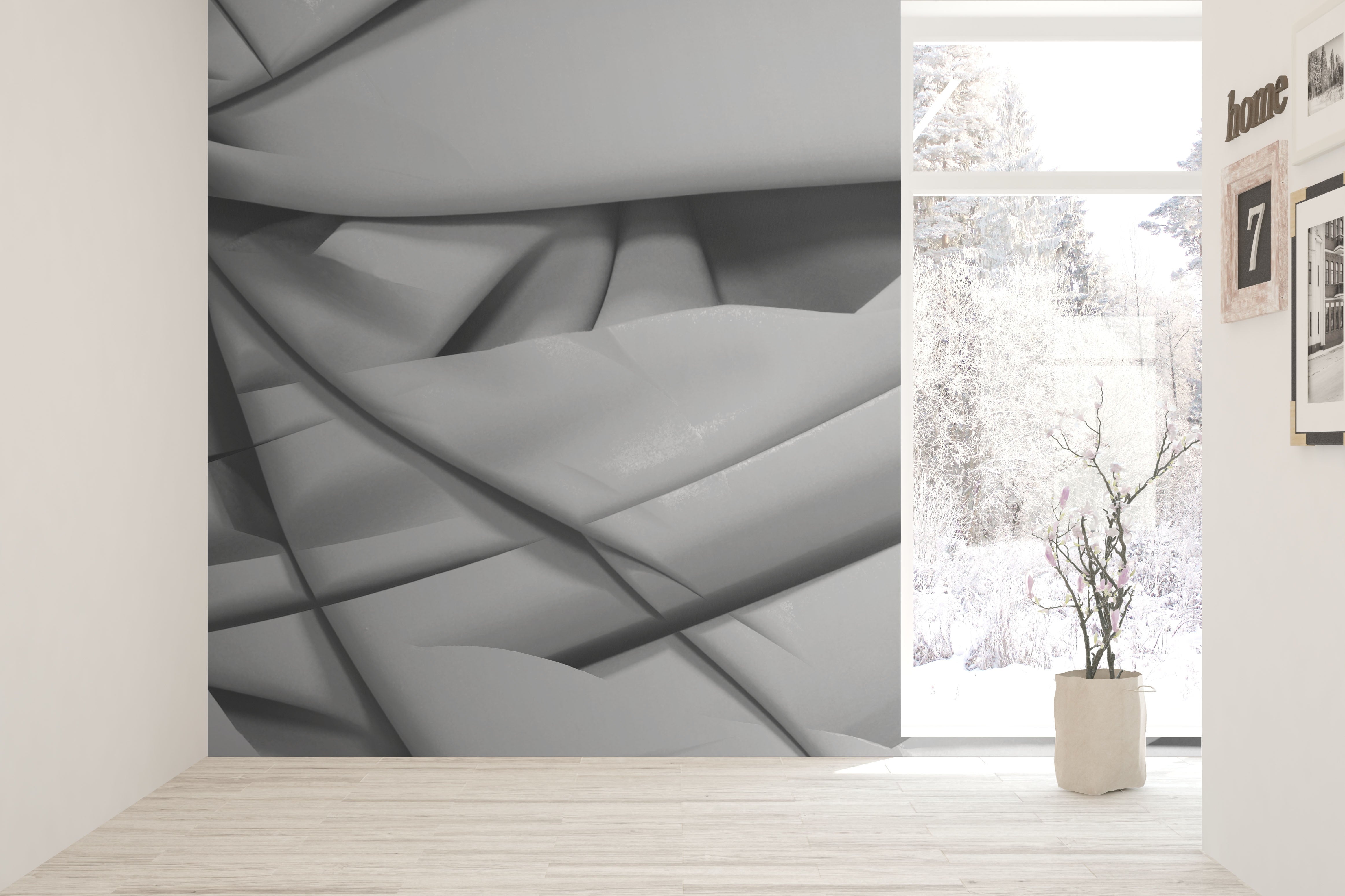 Image of Lempicka Argent Made to Measure Mural
