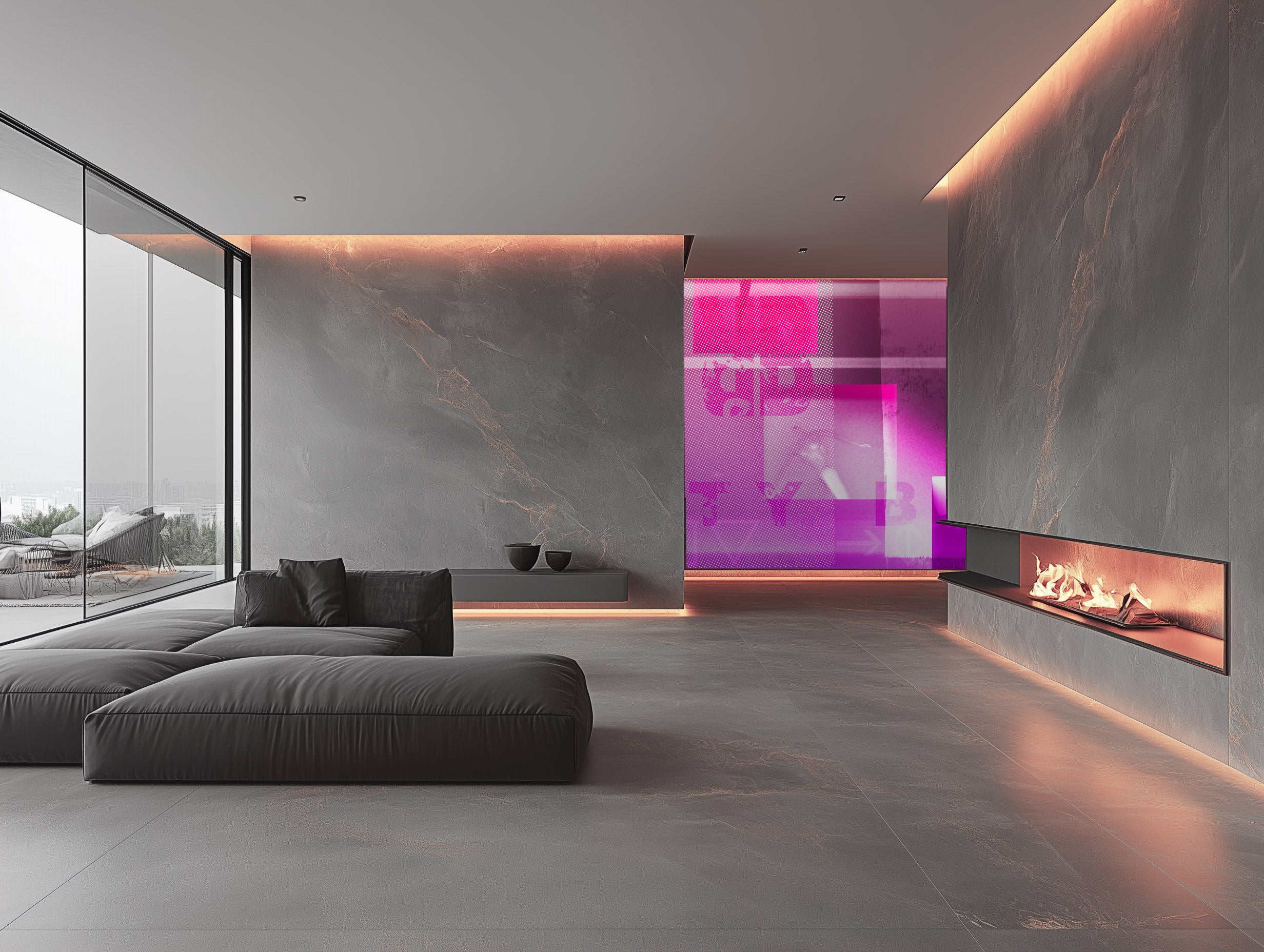 Image of Let's Go Party - Wallpaper Mural - Quick Ship Mural