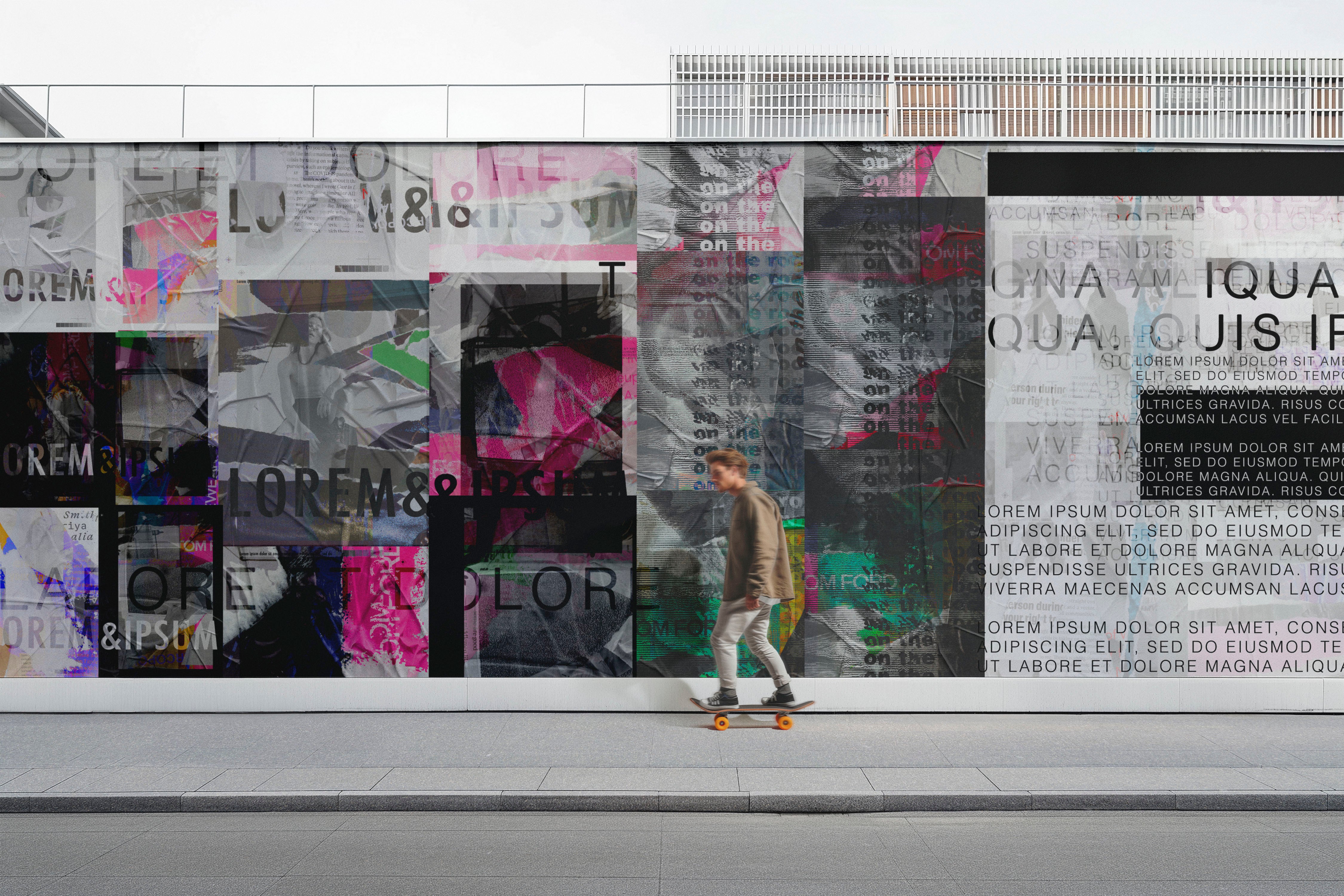 Image of Lorem Ipsum - Wallpaper Mural - Quick Ship