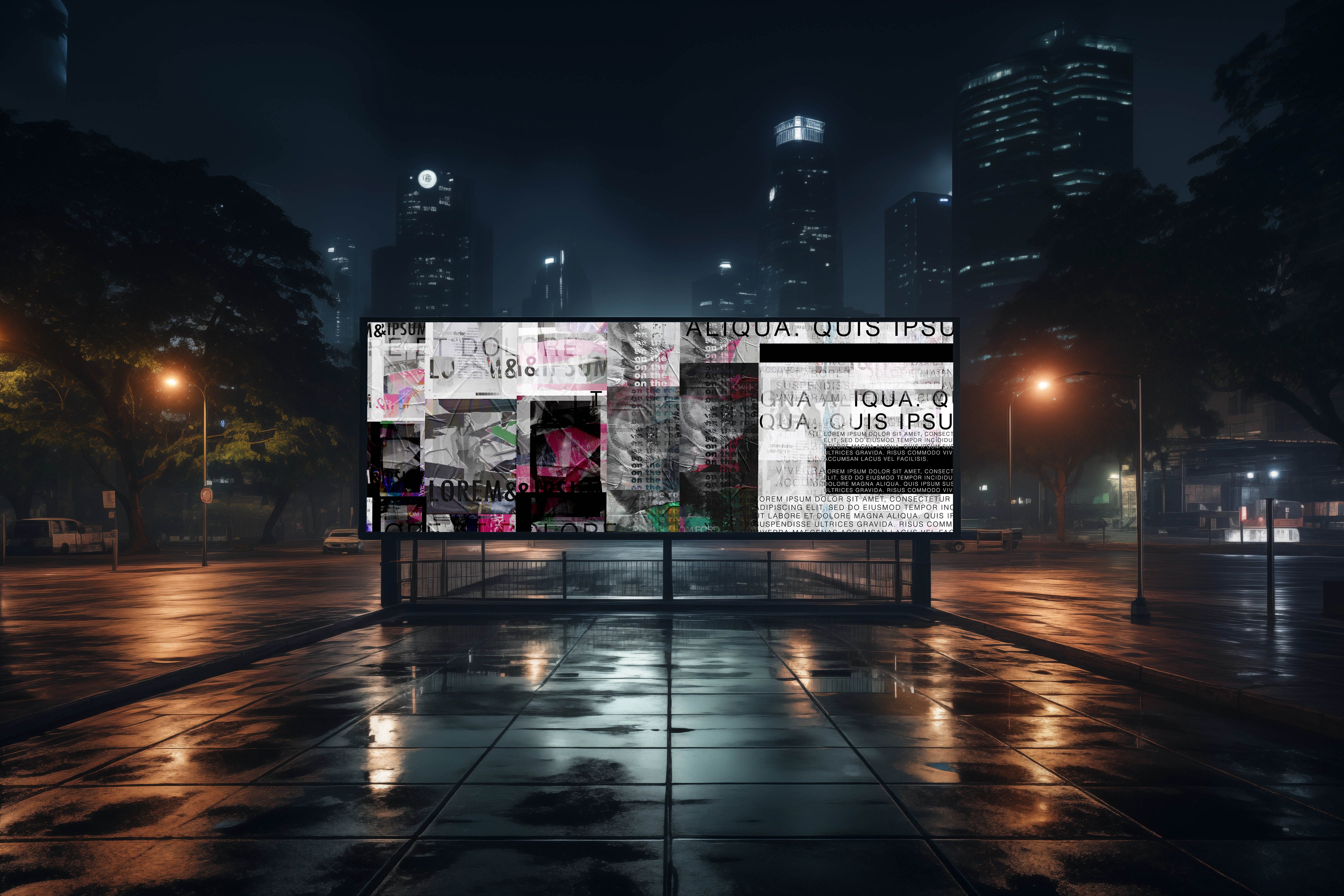 Image of Lorem Ipsum - Wallpaper Mural - Quick Ship