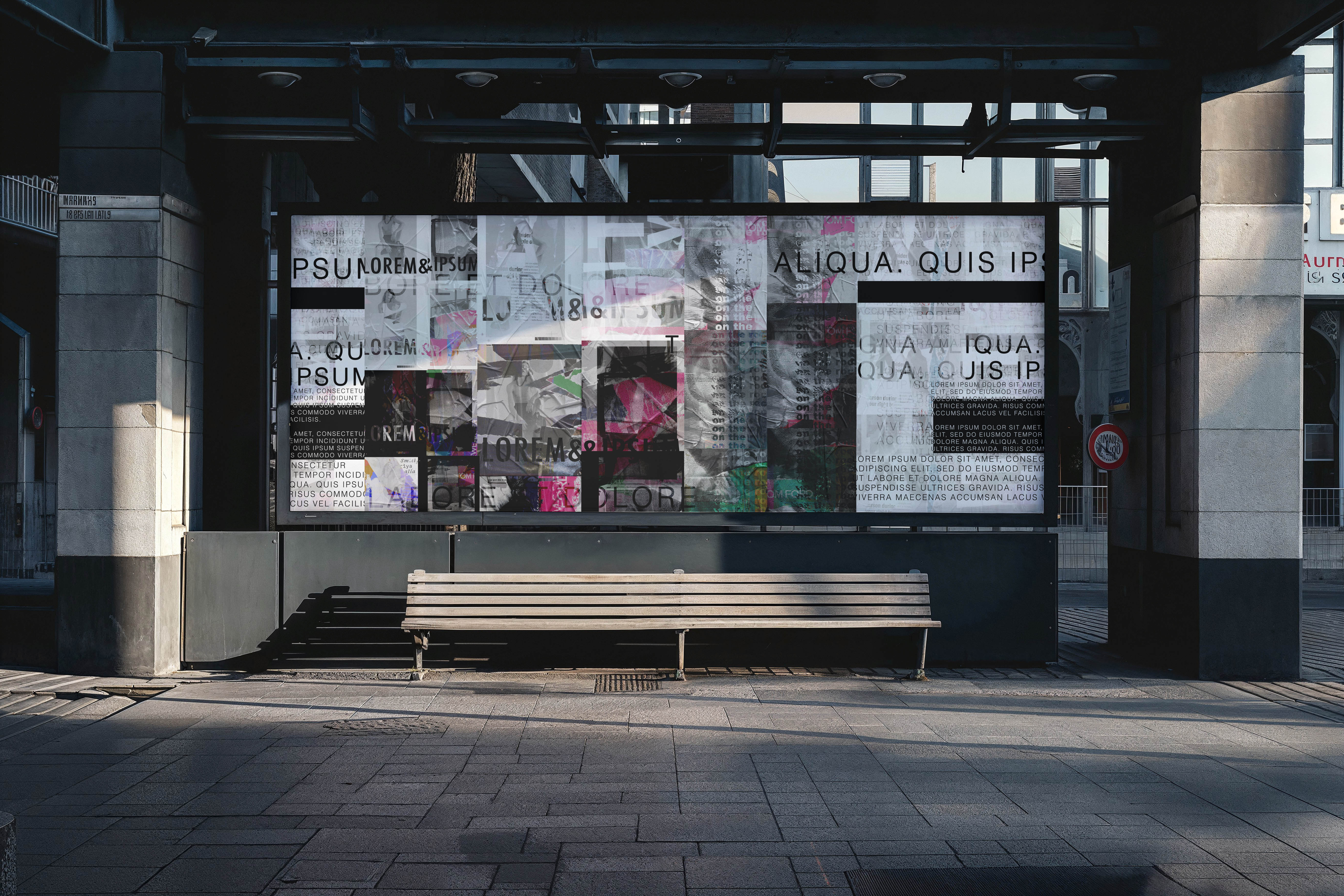 Image of Lorem Ipsum - Wallpaper Mural - Quick Ship