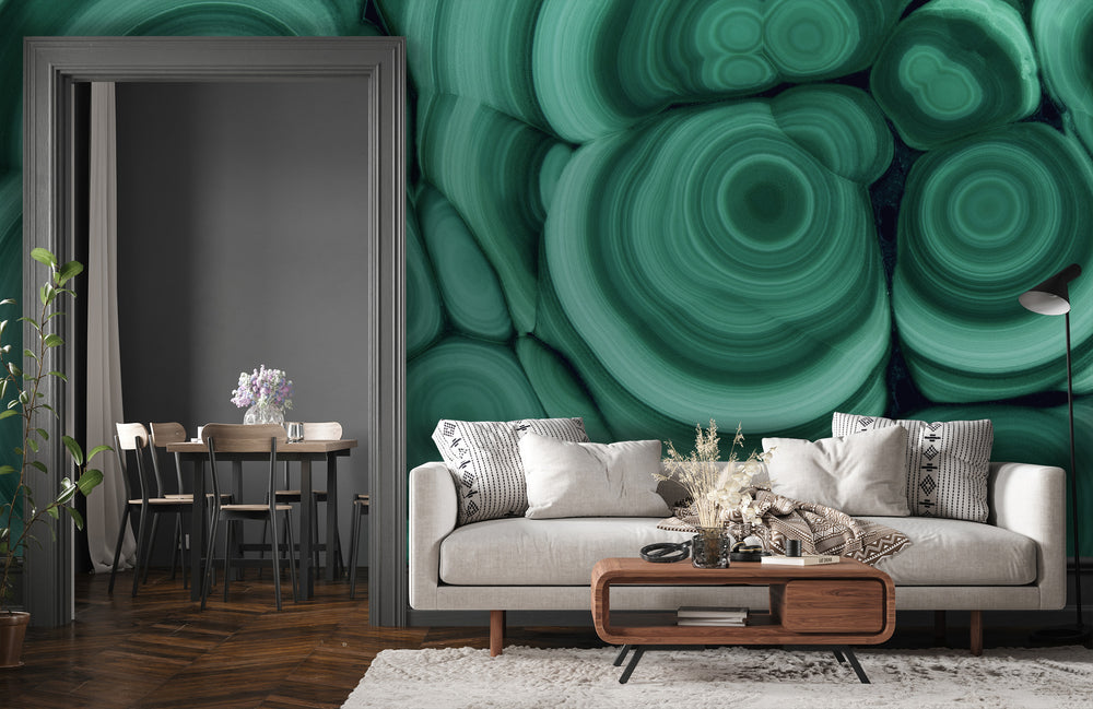 Malachite in Verdant Made to Measure Mural