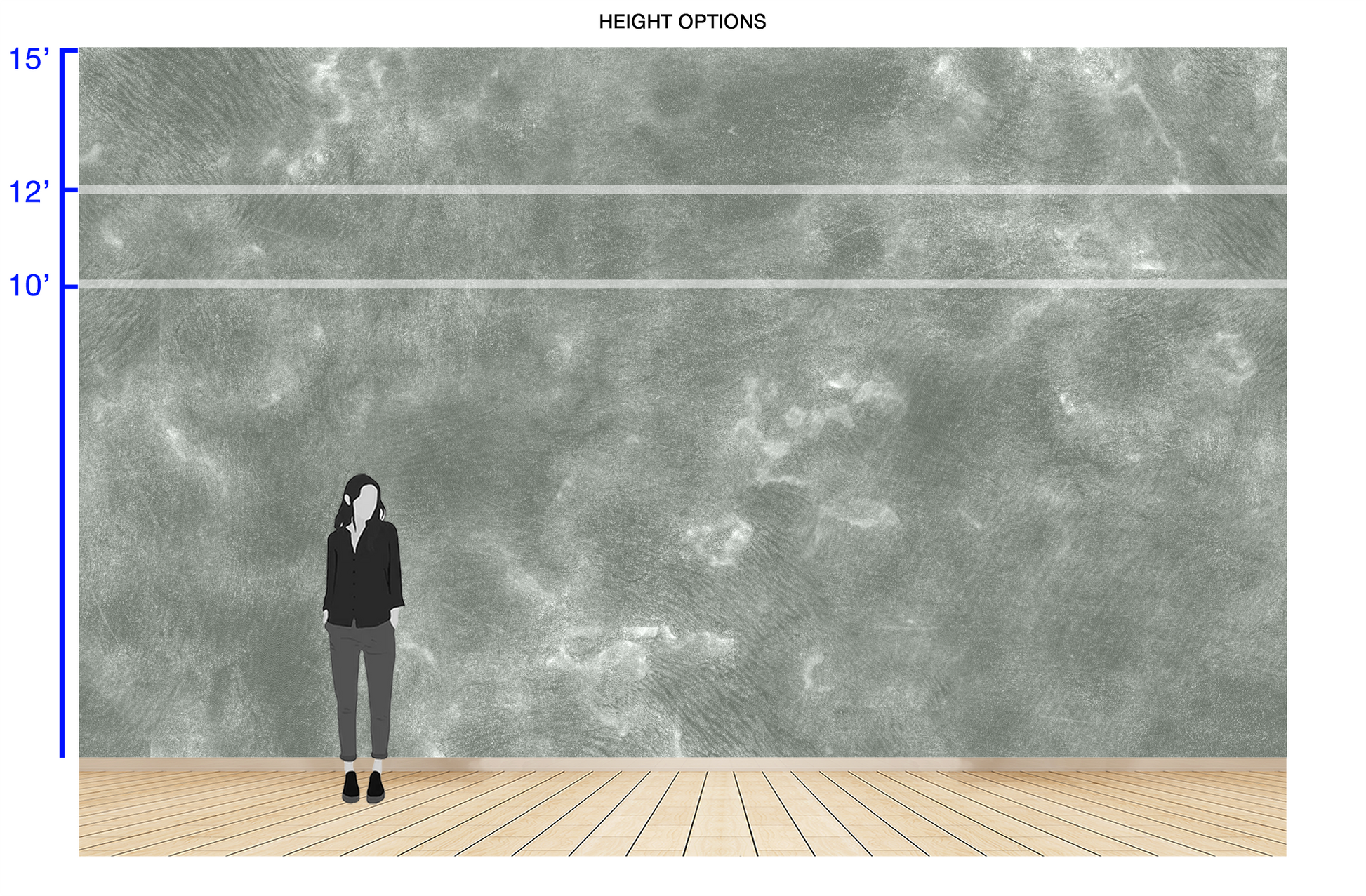 Mammoth in Willow - Wallpaper Mural - Quick Ship