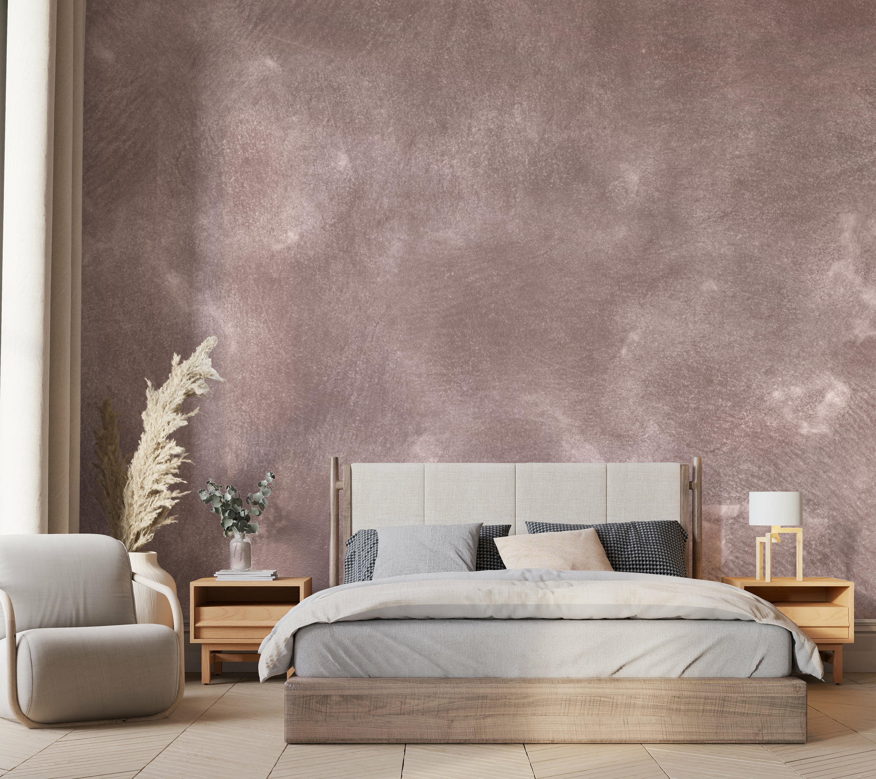 Image of Mammoth in Rosewater - Wallpaper Mural - Quick Ship