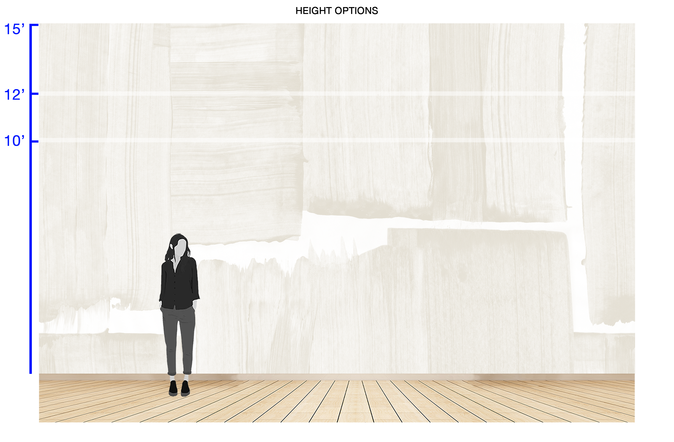 Image of Mariposa in Canvas - Wallpaper Mural - Quick Ship