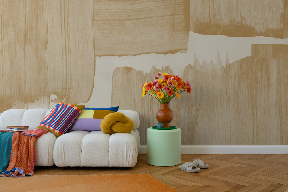 Mariposa in Harvest - Wallpaper Mural - Quick Ship