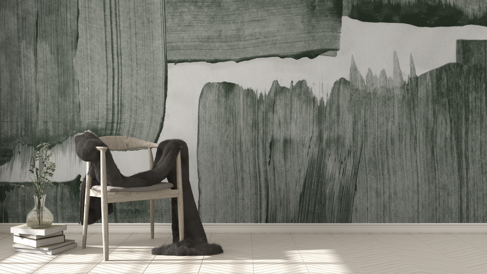 Mariposa in Hemlock - Wallpaper Mural - Quick Ship