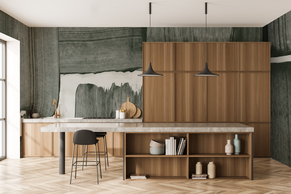 Mariposa in Hemlock - Wallpaper Mural - Quick Ship