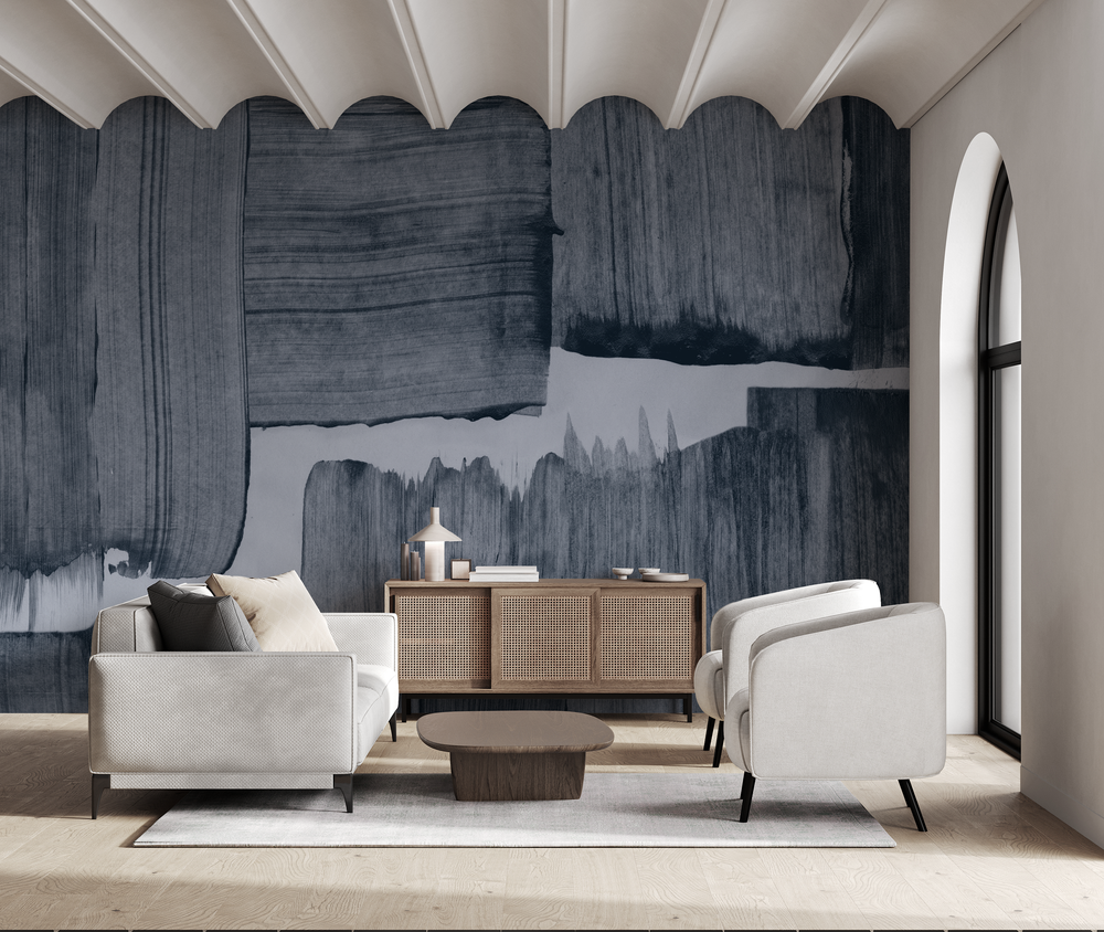 Mariposa in Midnight - Wallpaper Mural - Quick Ship