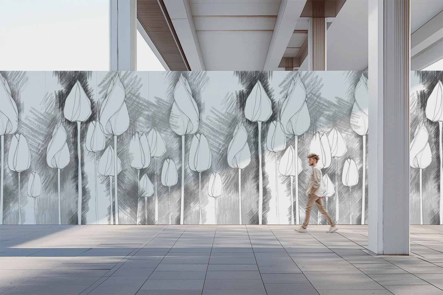 Image of Matriarchy in B&W - Wallpaper Mural - Quick Ship