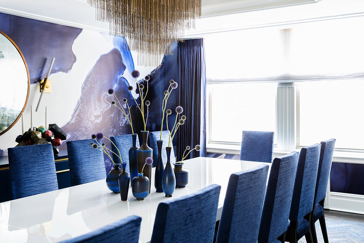 Midnight Bloom Made to Measure Mural