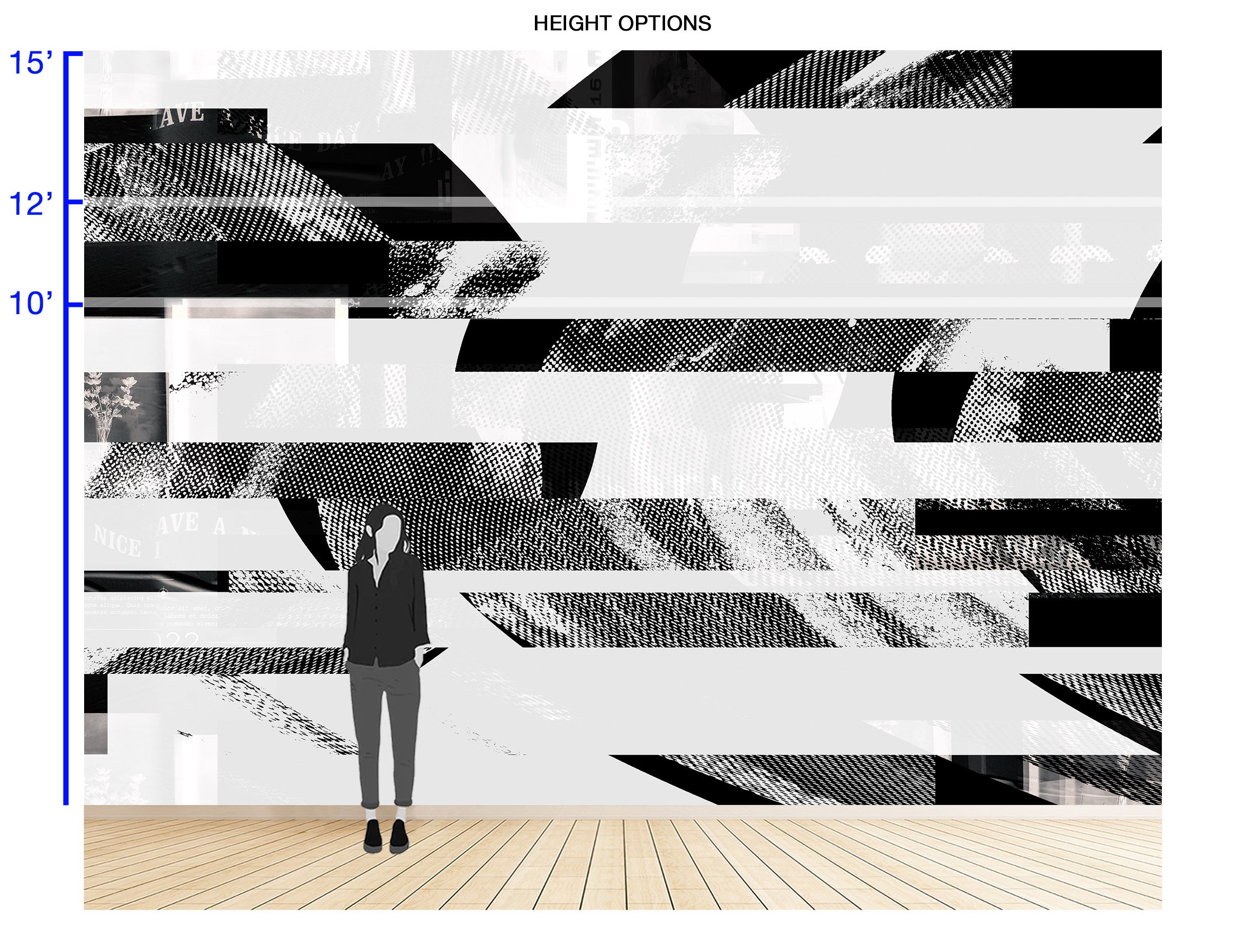 Image of Catalyze in White - Wallpaper Mural - Quick Ship