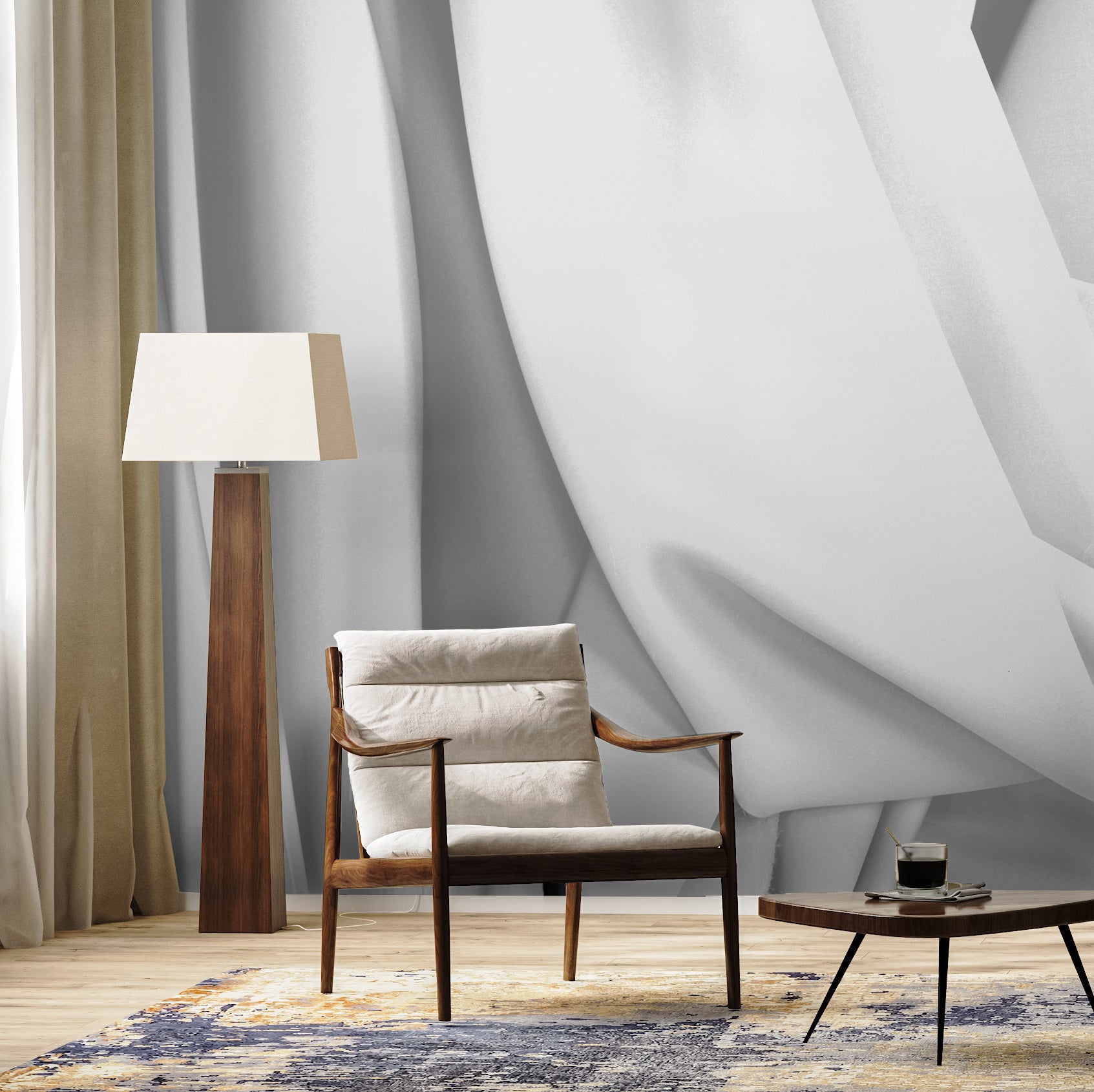 Montaigne Blanc Made to Measure Mural