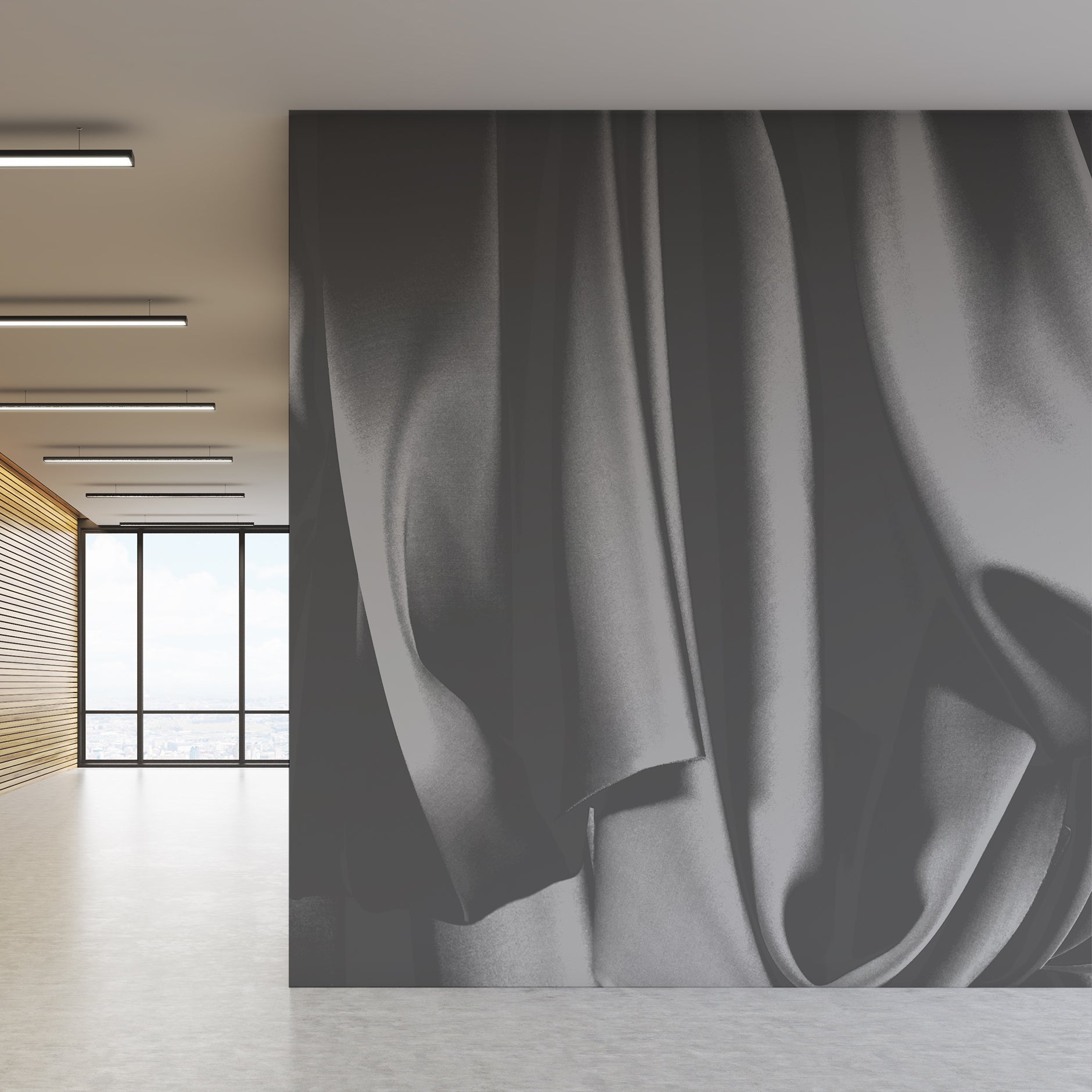 Image of Montaigne Gris Made to Measure Mural