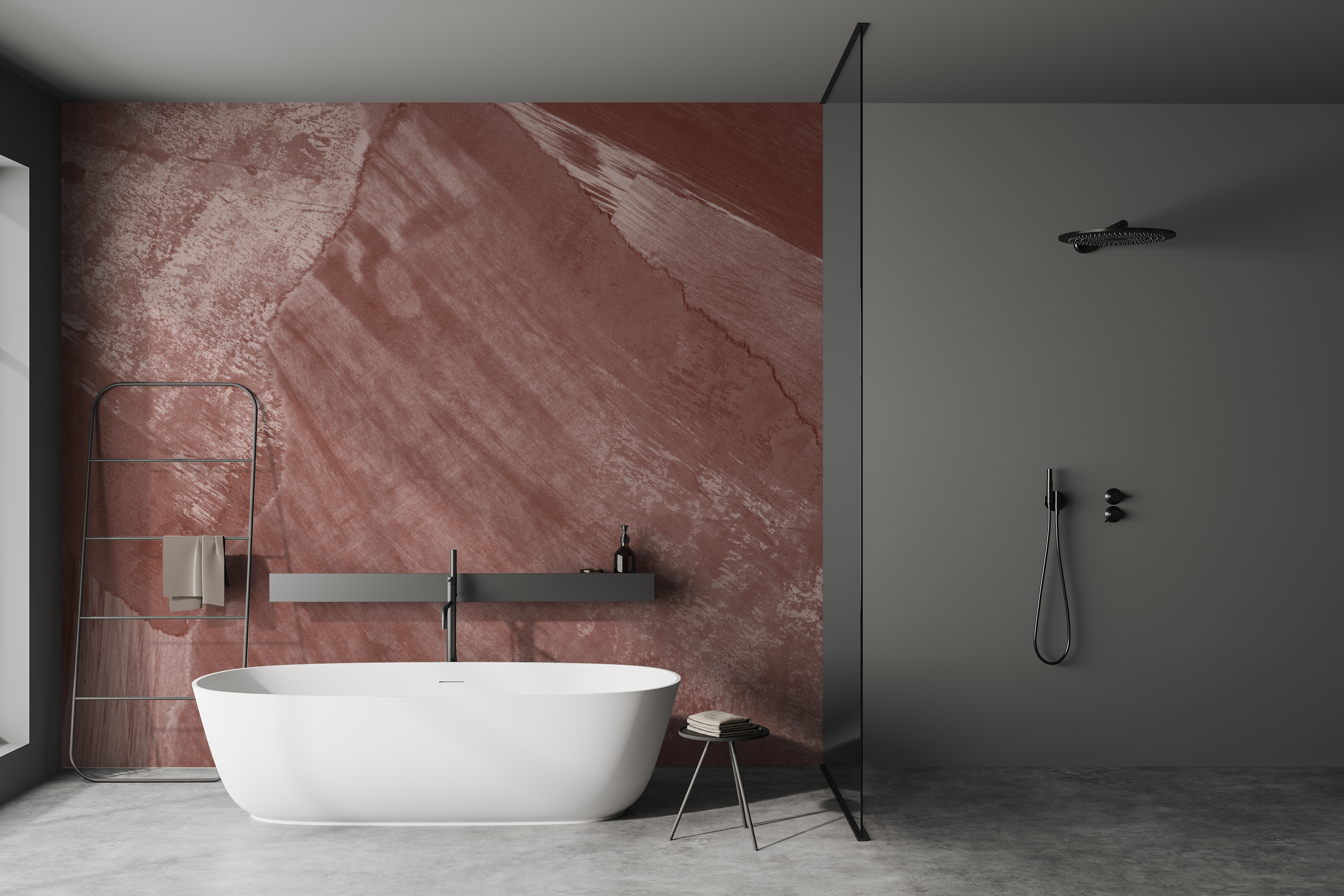 Image of Monterey in Cinnabar - Wallpaper Mural - Quick Ship
