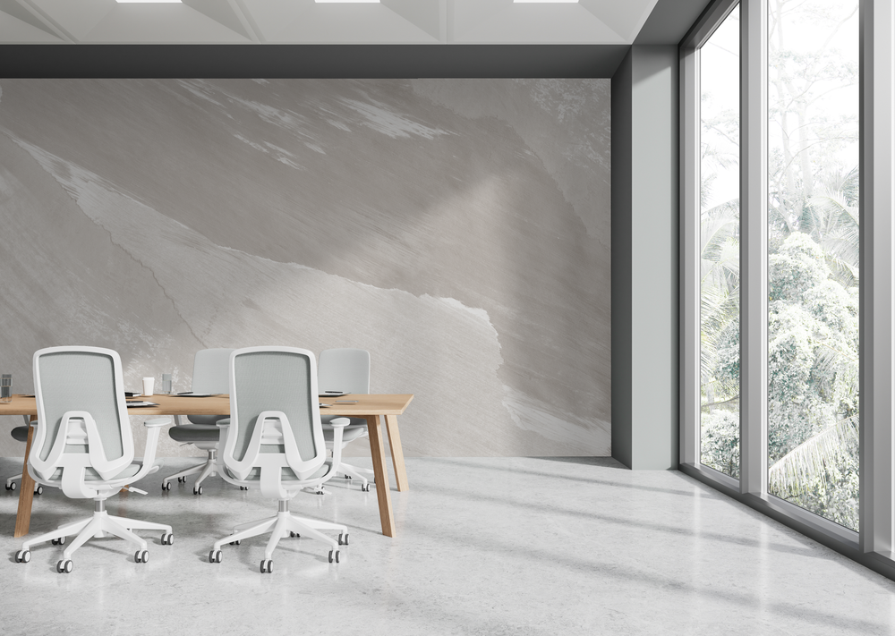 Monterey in Pebble - Wallpaper Mural - Quick Ship