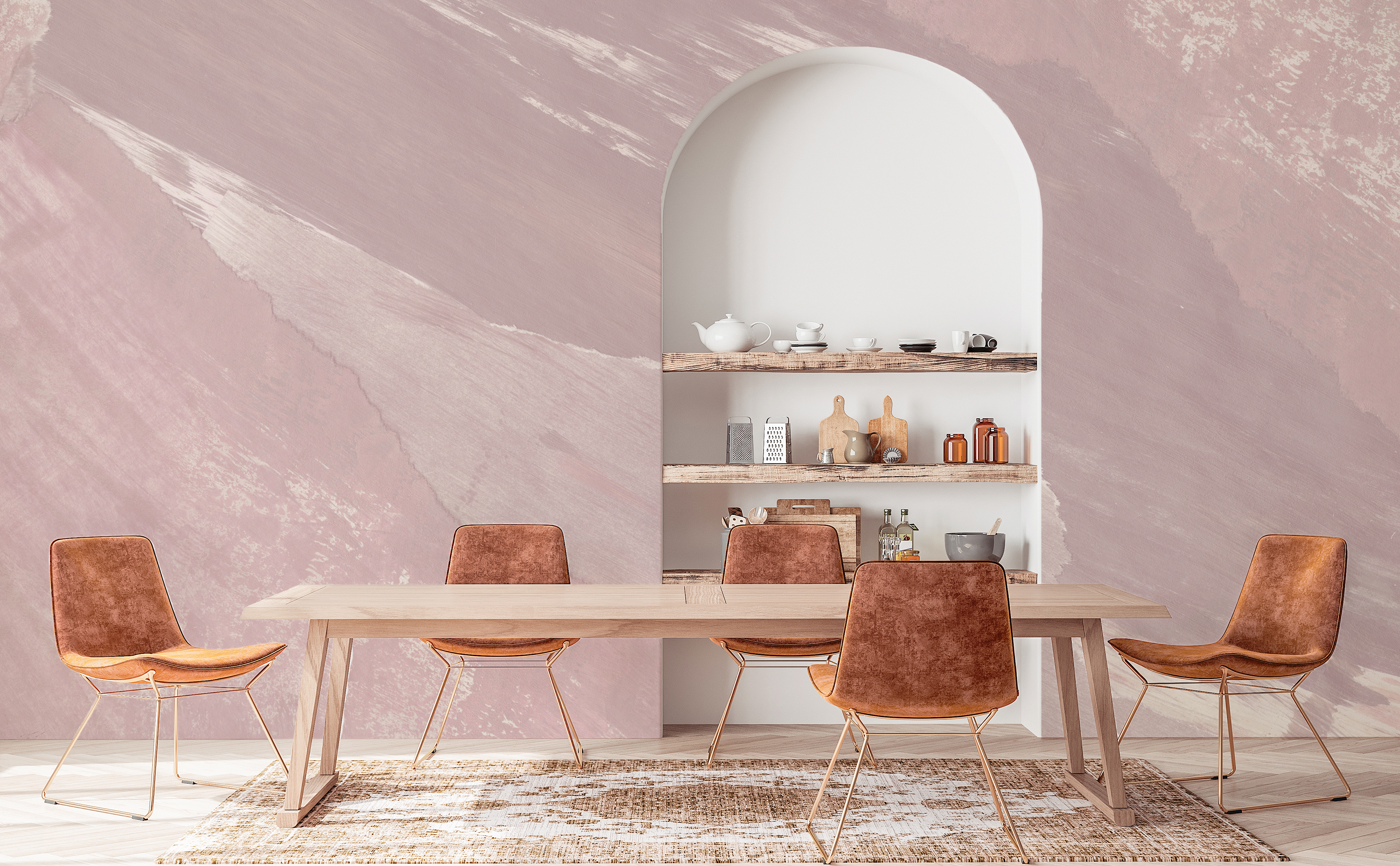 Image of Monterey in Bloom - Wallpaper Mural - Quick Ship