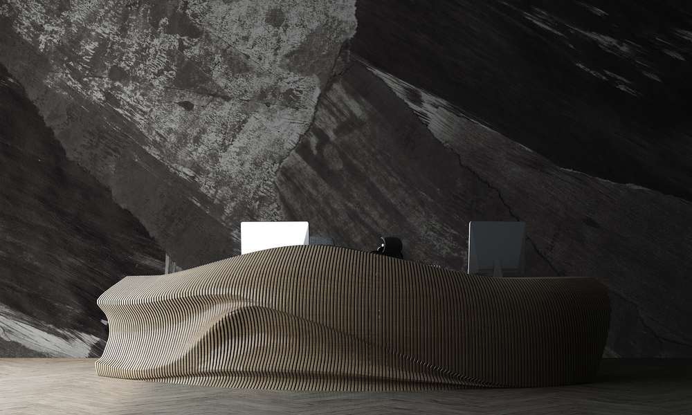 Monterey in Cinder - Wallpaper Mural - Quick Ship