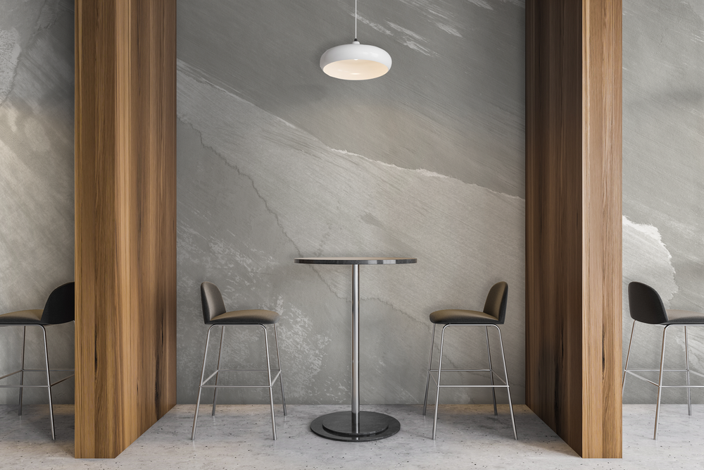 Monterey in Pebble - Wallpaper Mural - Quick Ship