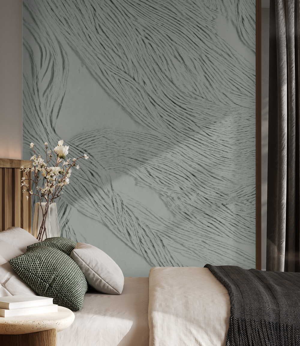 Morro Bay in Willow - Wallpaper Mural - Quick Ship