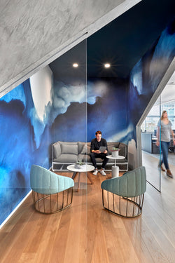 Navy Slumber Made to Measure Mural – Black Crow Studios