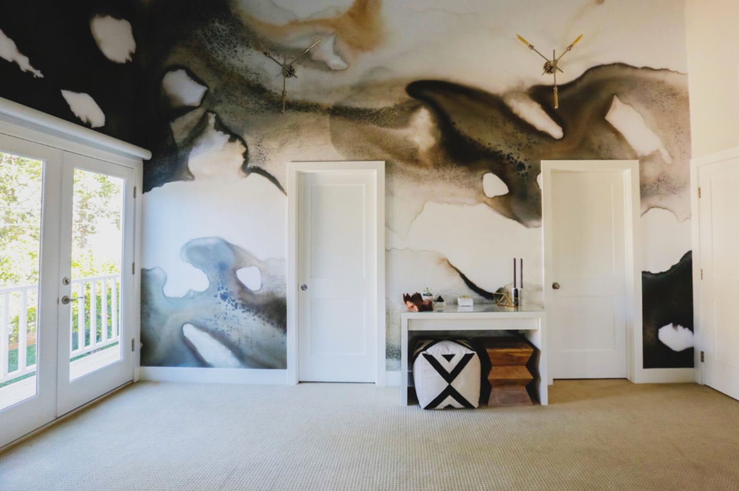 Image of Neutral Swirl Made To Measure Mural