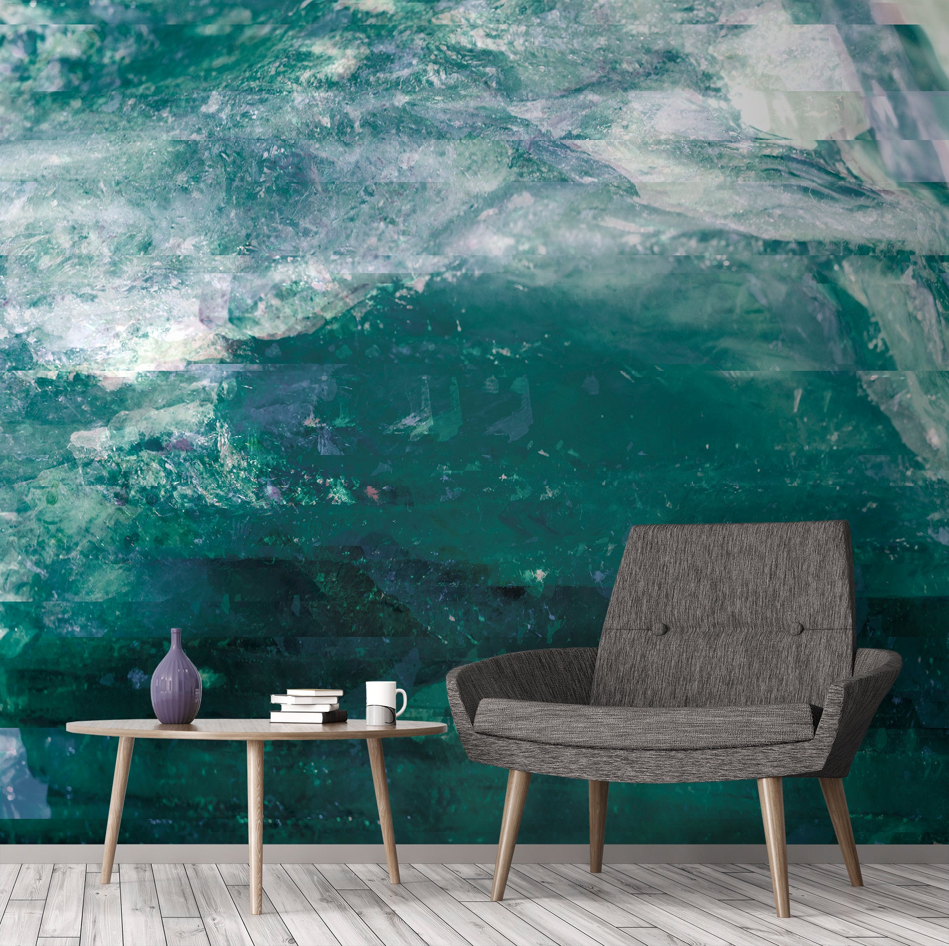 Image of New Wave Glitch Made to Measure Mural